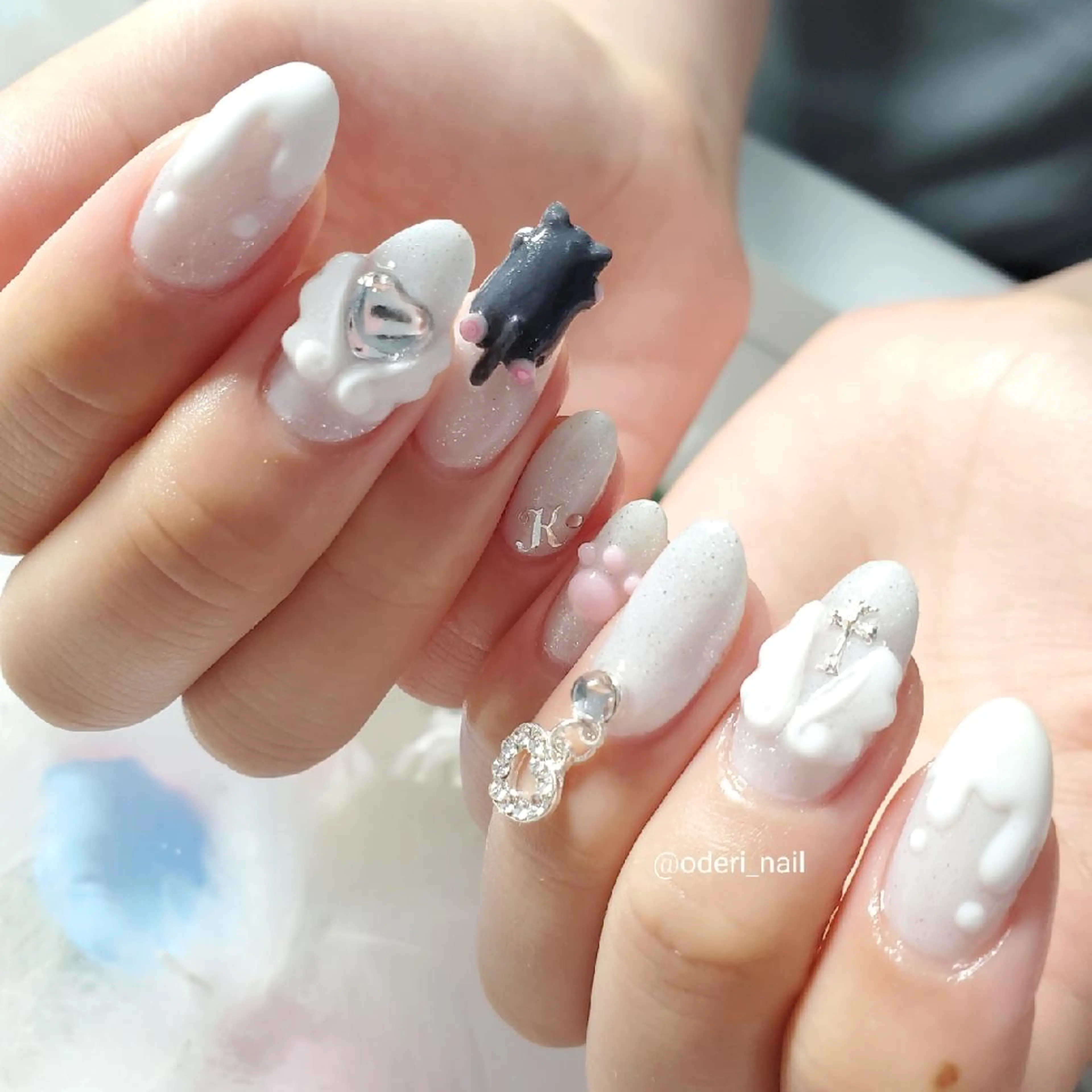 ネイル アートネイル ジェルネイル おで@ oderi_nailのネイルデザイン