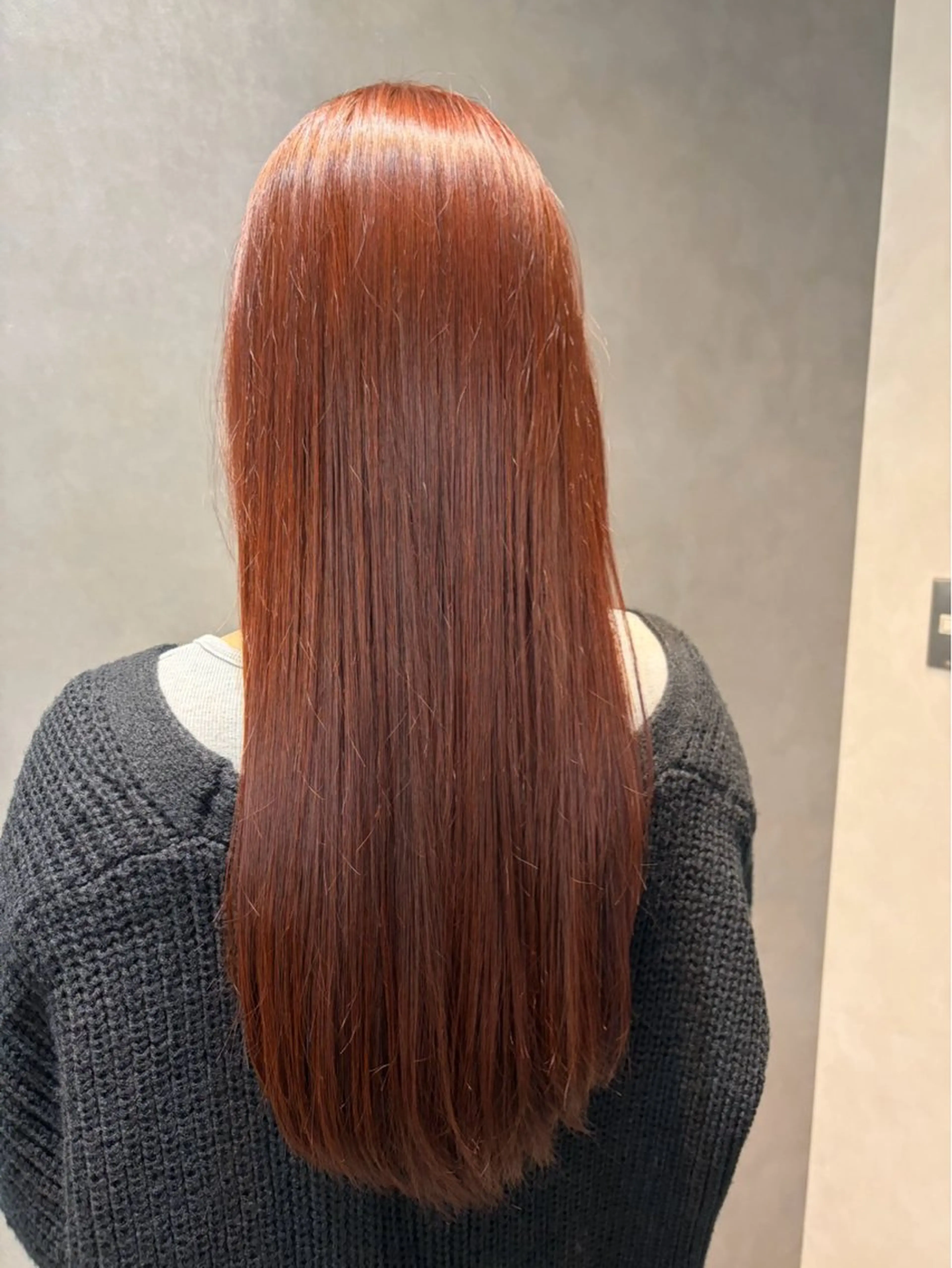ロング カラー ブラウンカラー ピンクカラー ピンクブラウン ヘアカラー 橋本 怜奈のヘアスタイル