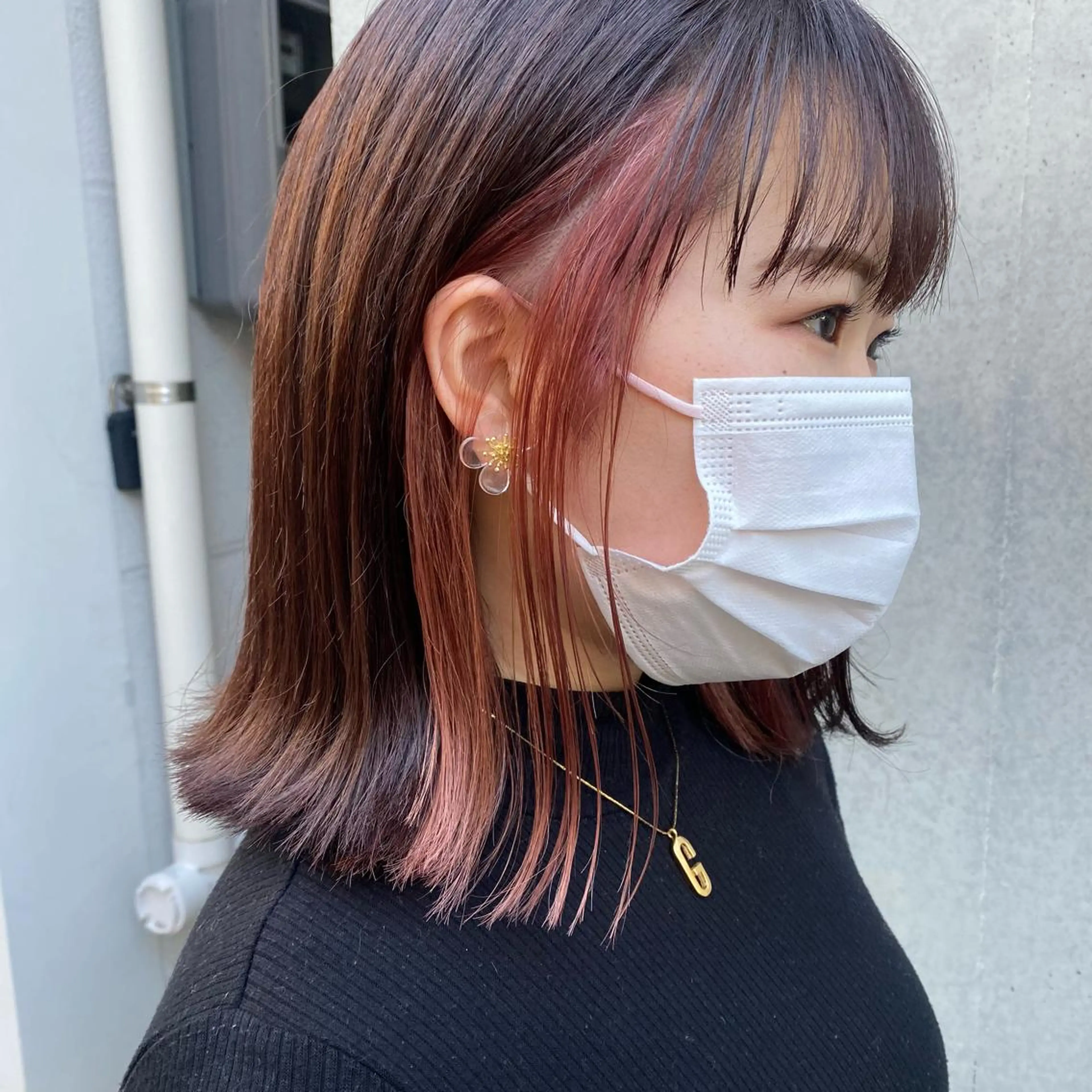 ミディアム カラー 🪭risa 暖色/レイヤー🪭のヘアスタイル