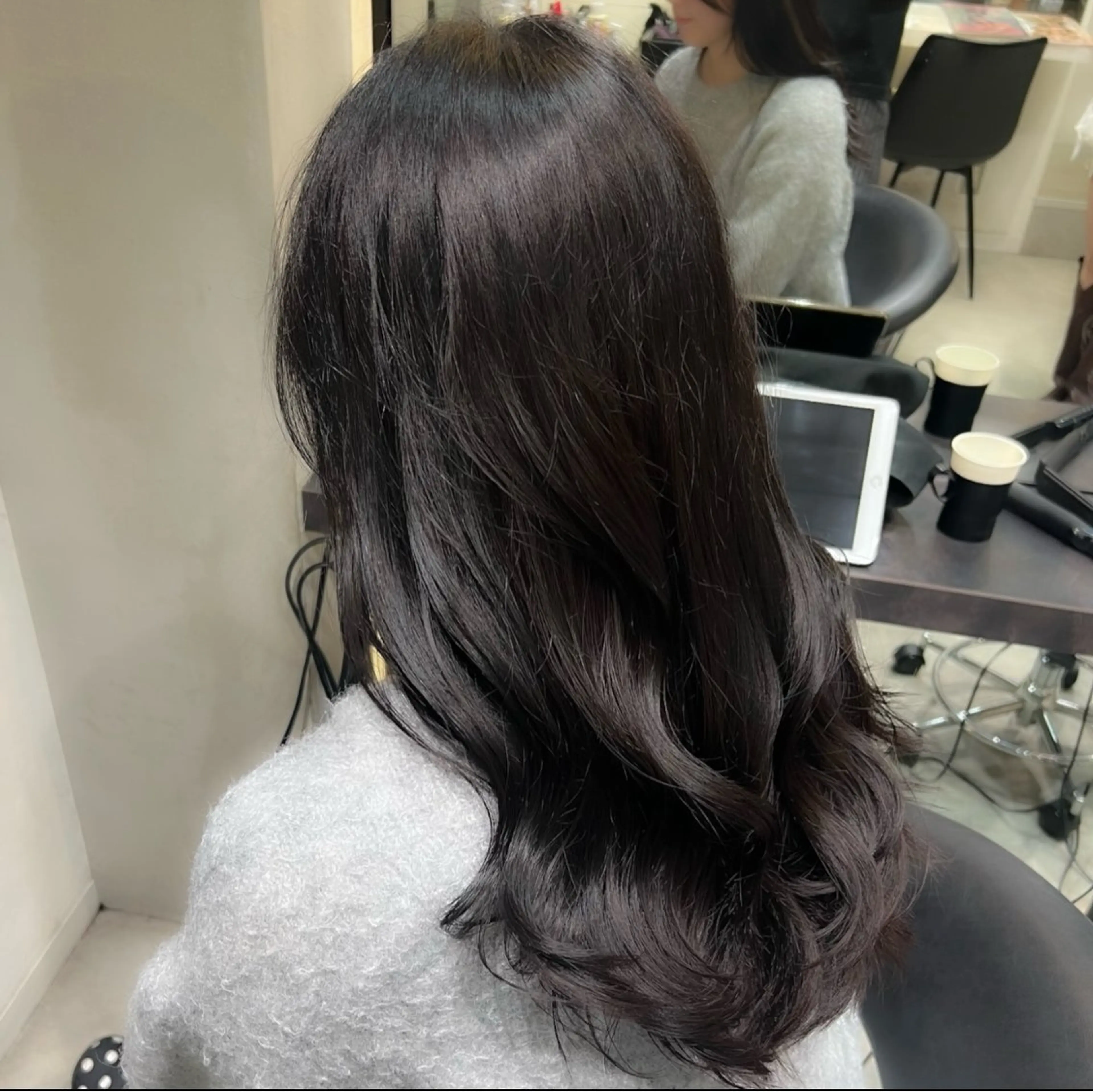 ロング カラー 韓国ヘア syoukiのヘアスタイル