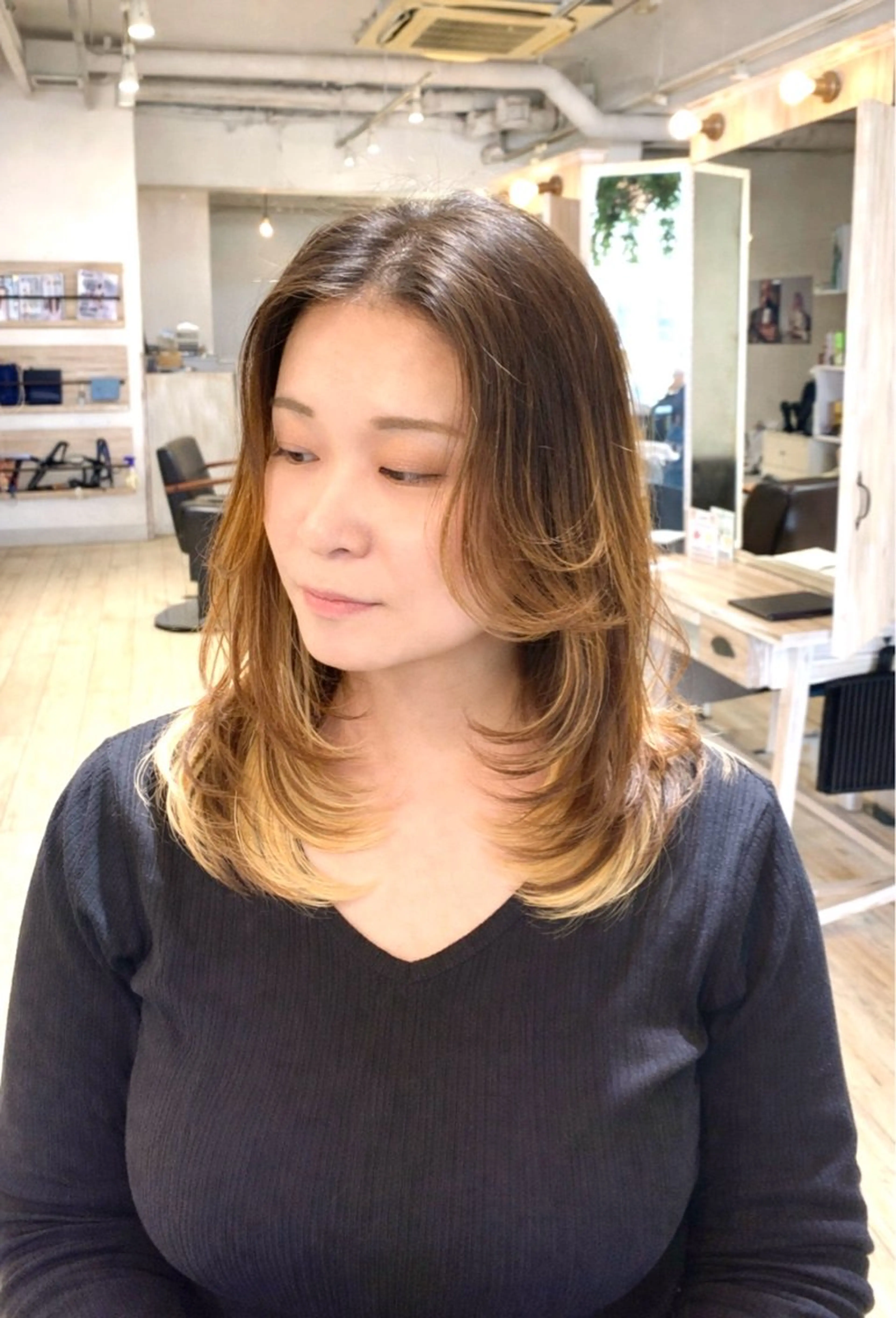 【４月平日限定】韓国風バタフライレイヤーカット＋1 step Trの写真