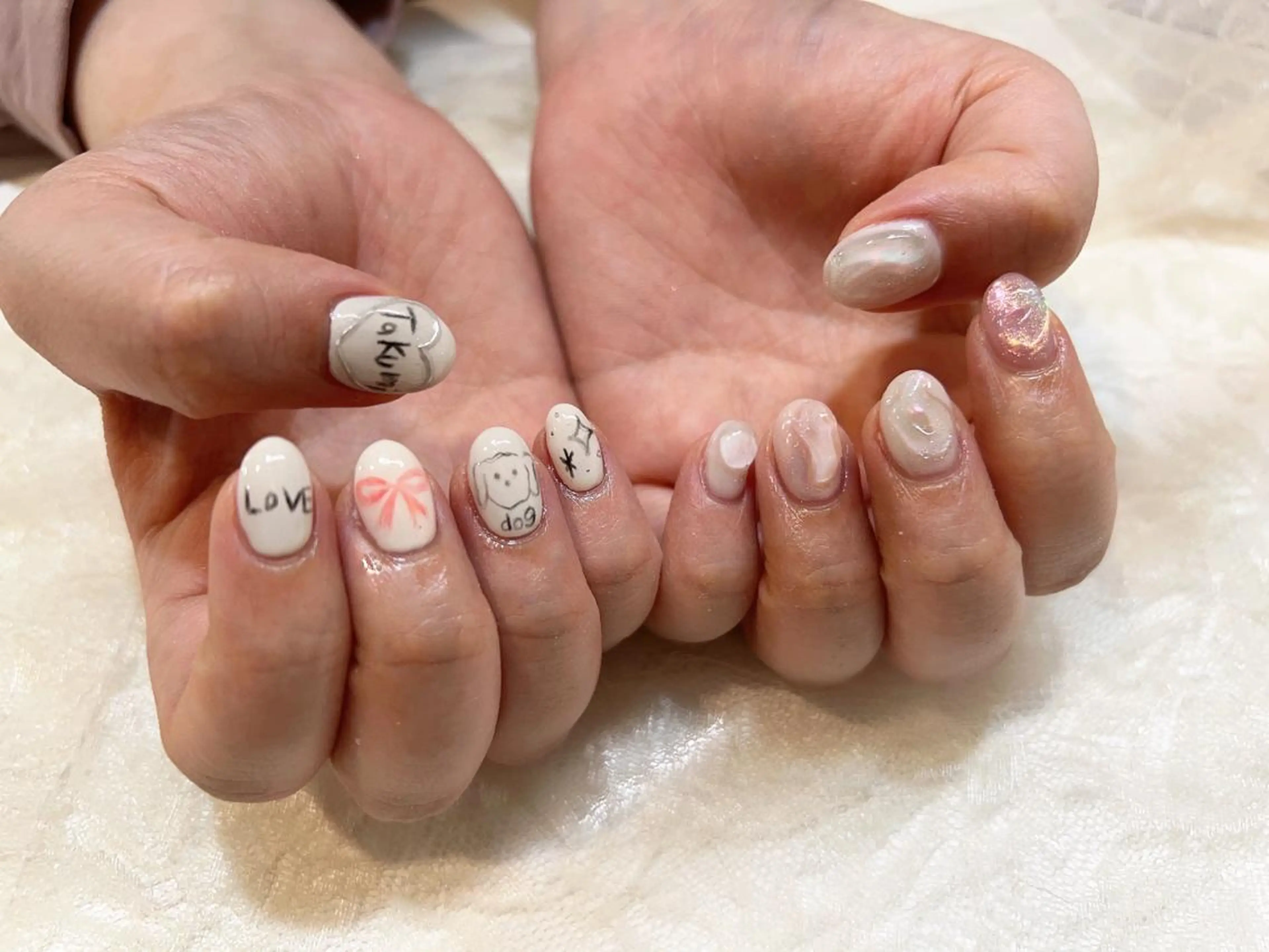 ネイル ぷっくりネイル nailist yuiのネイルデザイン