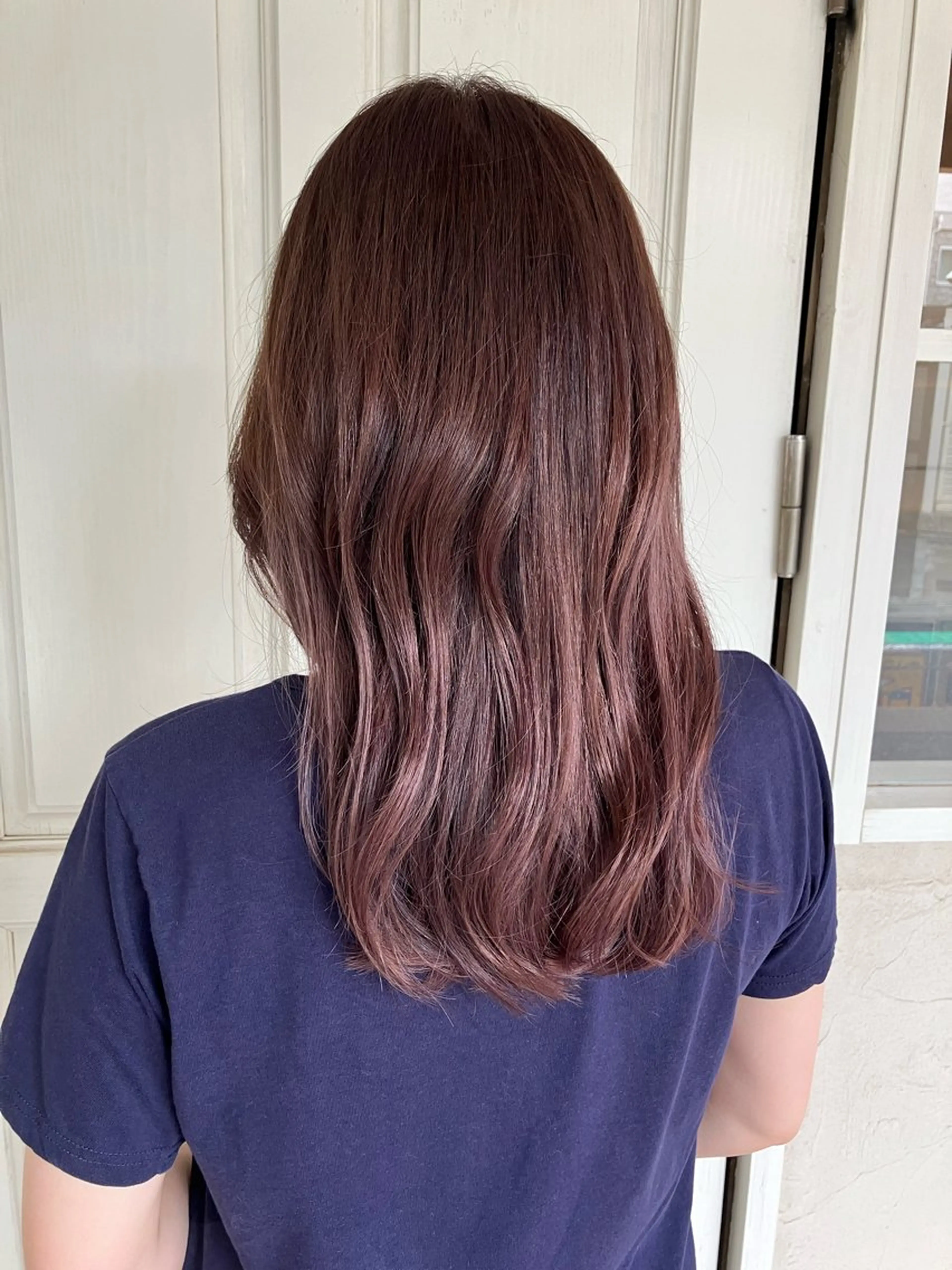 セミロング 馬場 麻奈美のヘアスタイル