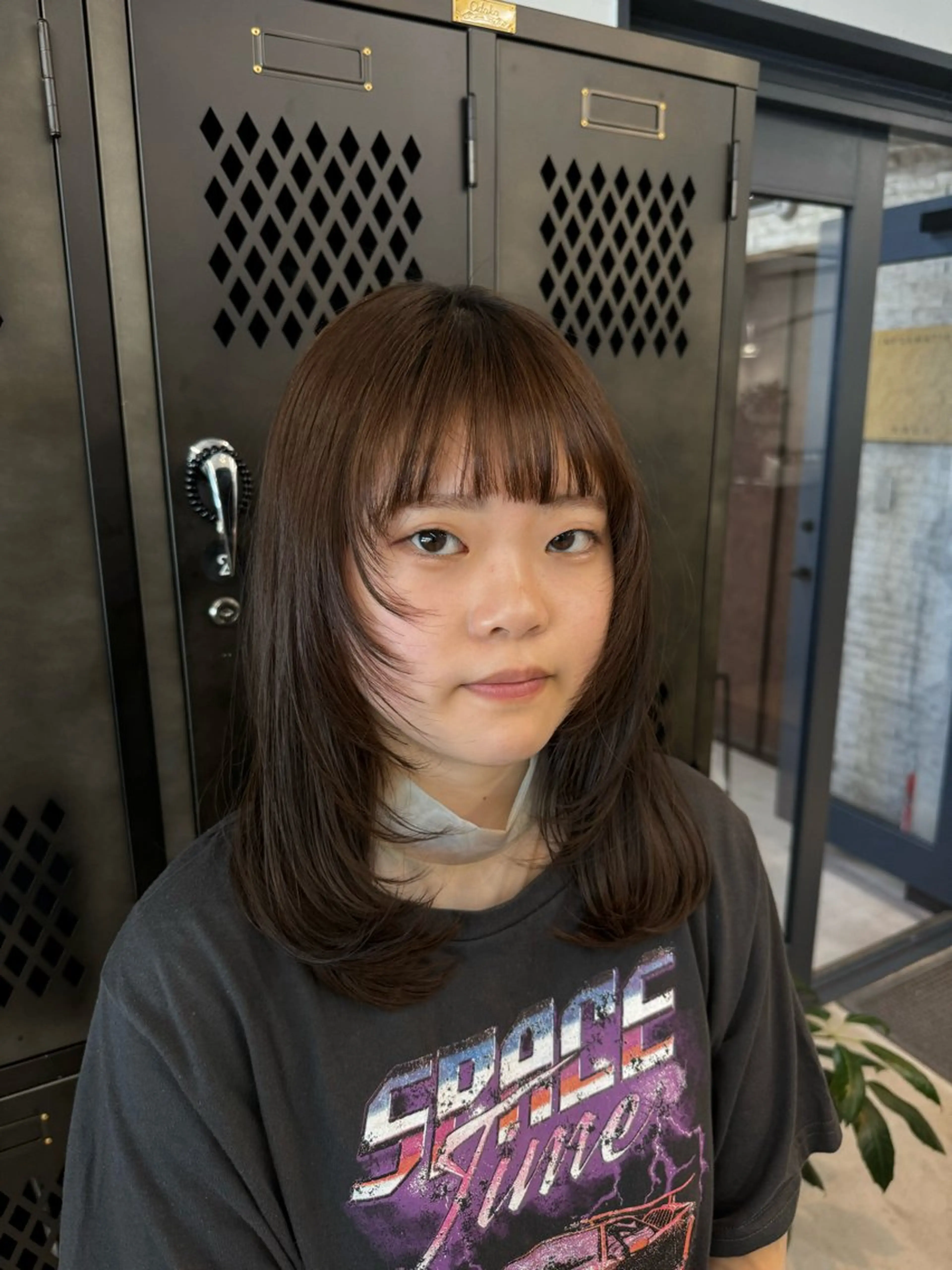 ミディアム INORI @de2poのヘアスタイル