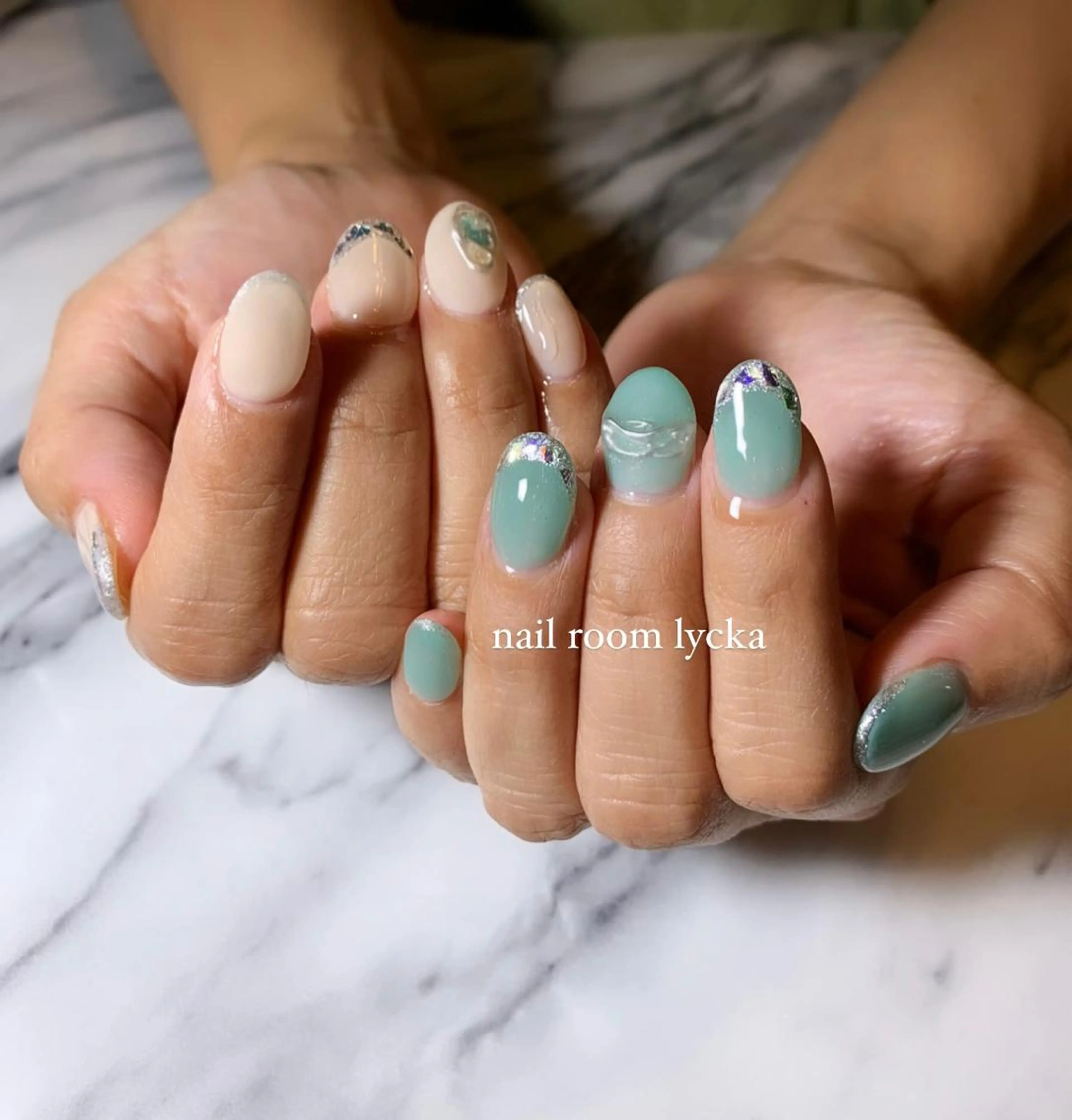 ネイル ﾈｲﾙﾙｰﾑﾘｯｶ 𝐦𝐚𝐲𝐮のネイルデザイン