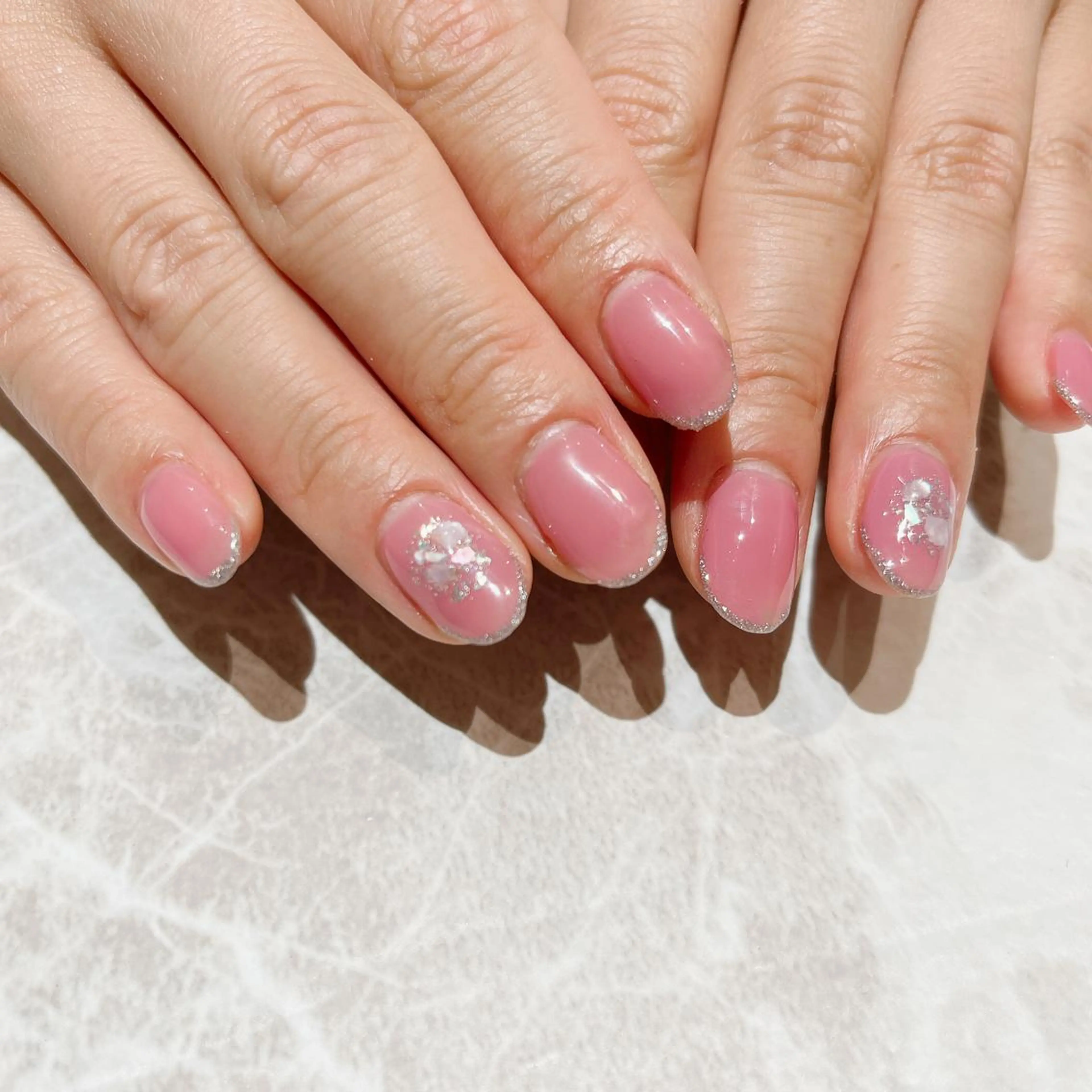 ネイル ラメ(グリッター) 関谷 真登佳のネイルデザイン