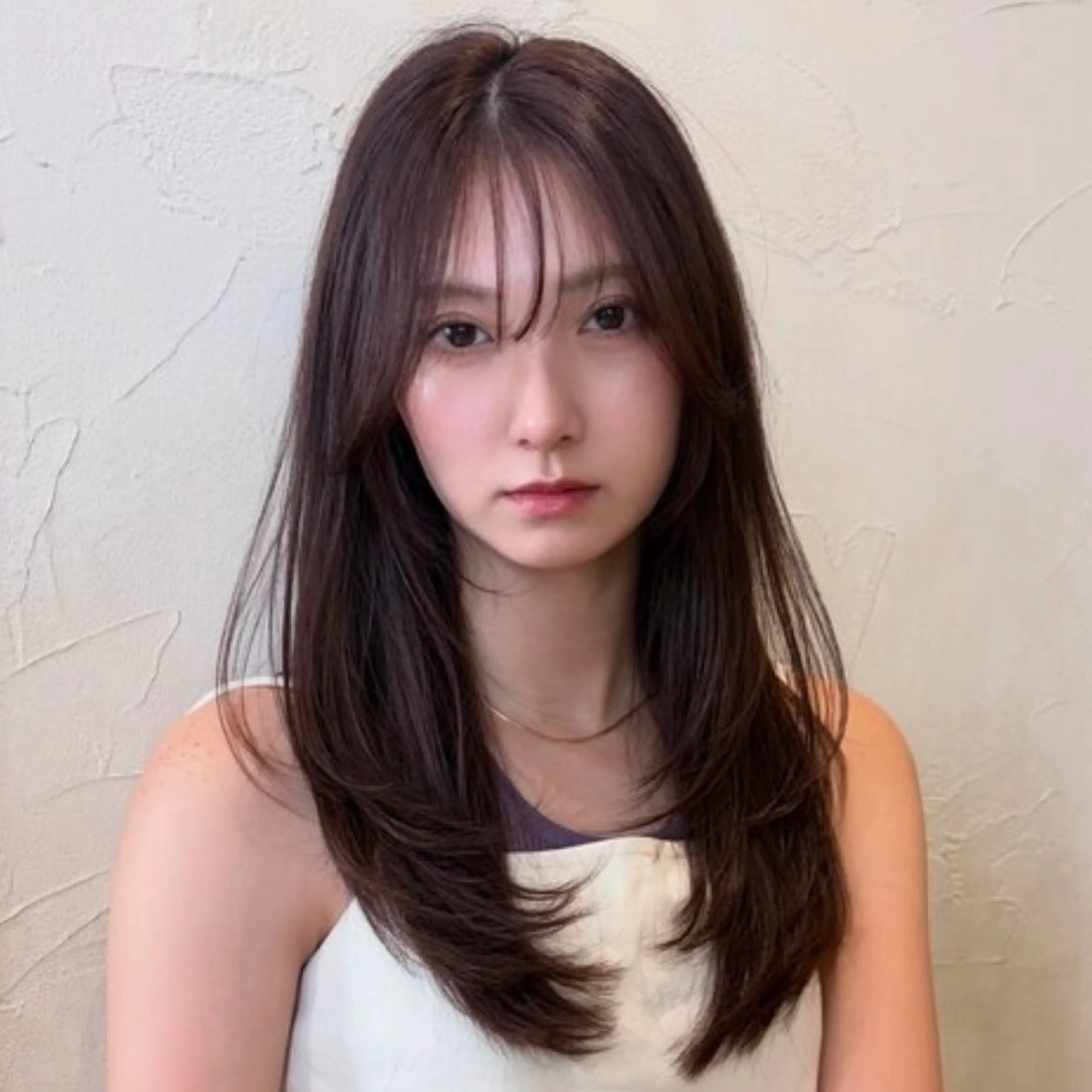 ロング レイヤーカット ロング 清野　花音/ レイヤーカットのヘアスタイル