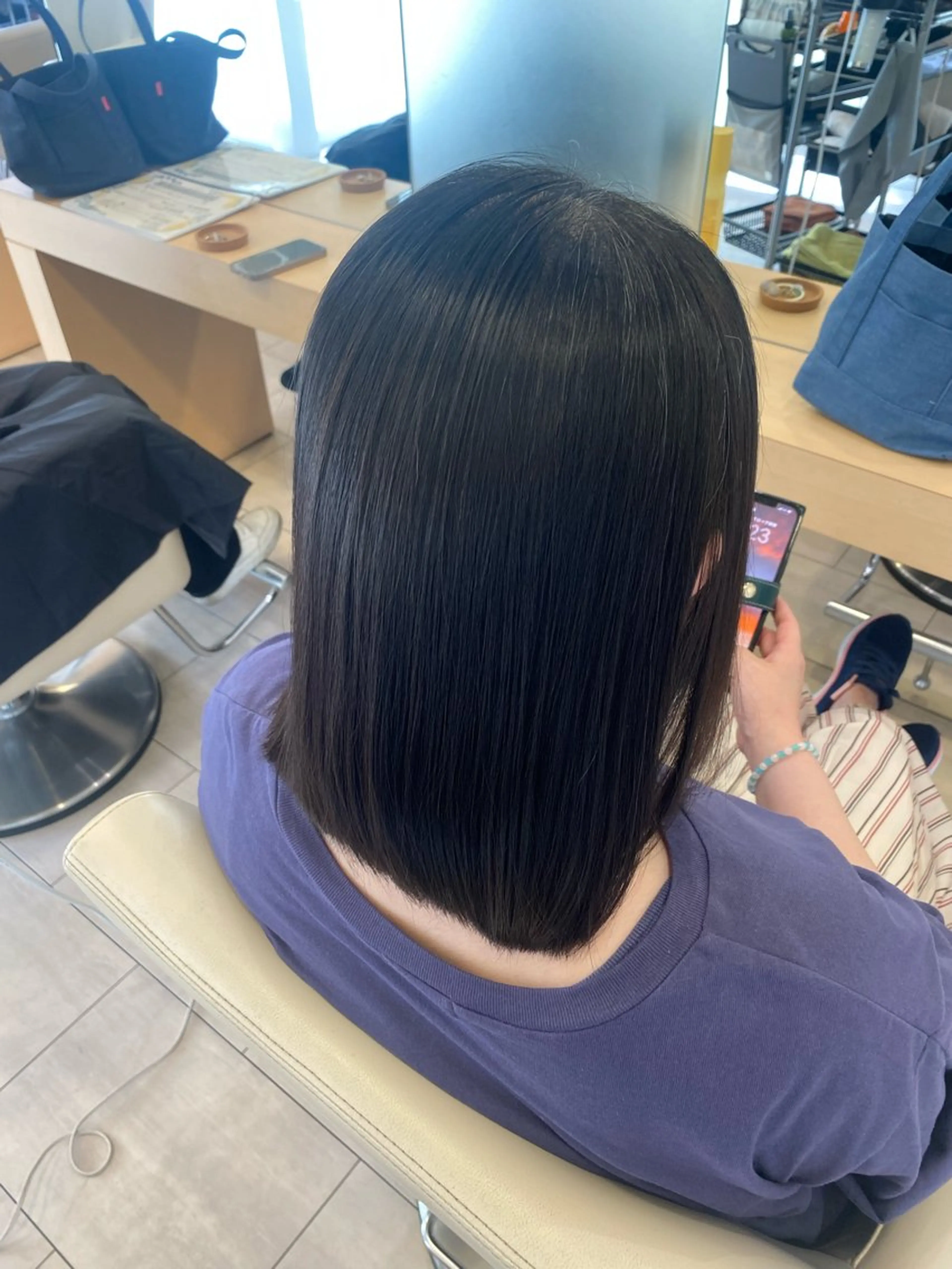 ミディアム 武富 果音のヘアスタイル