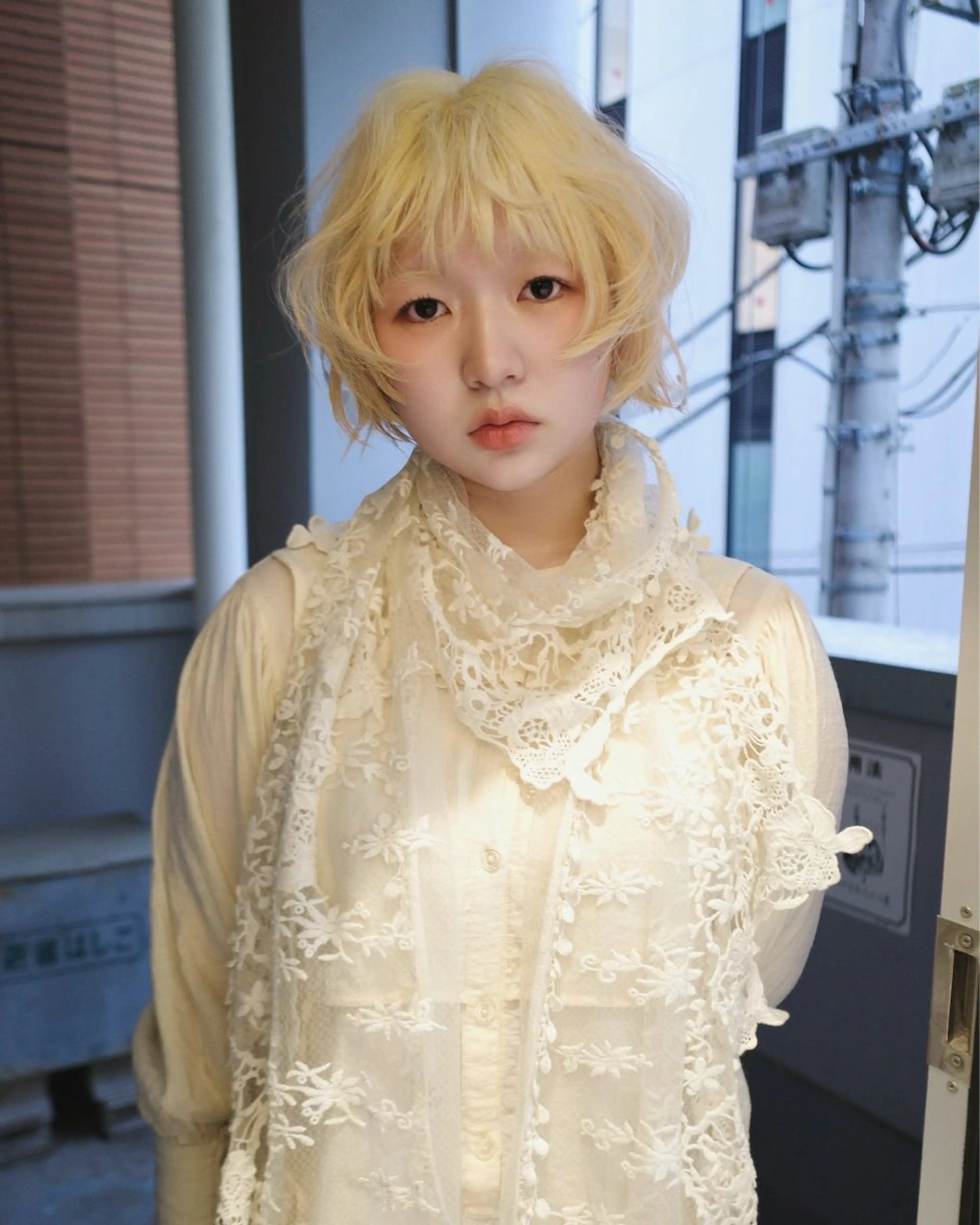 ショート カラー カット ヘアカラー トリートメント ブリーチ🪡 ボブ🧶レイヤーのヘアスタイル