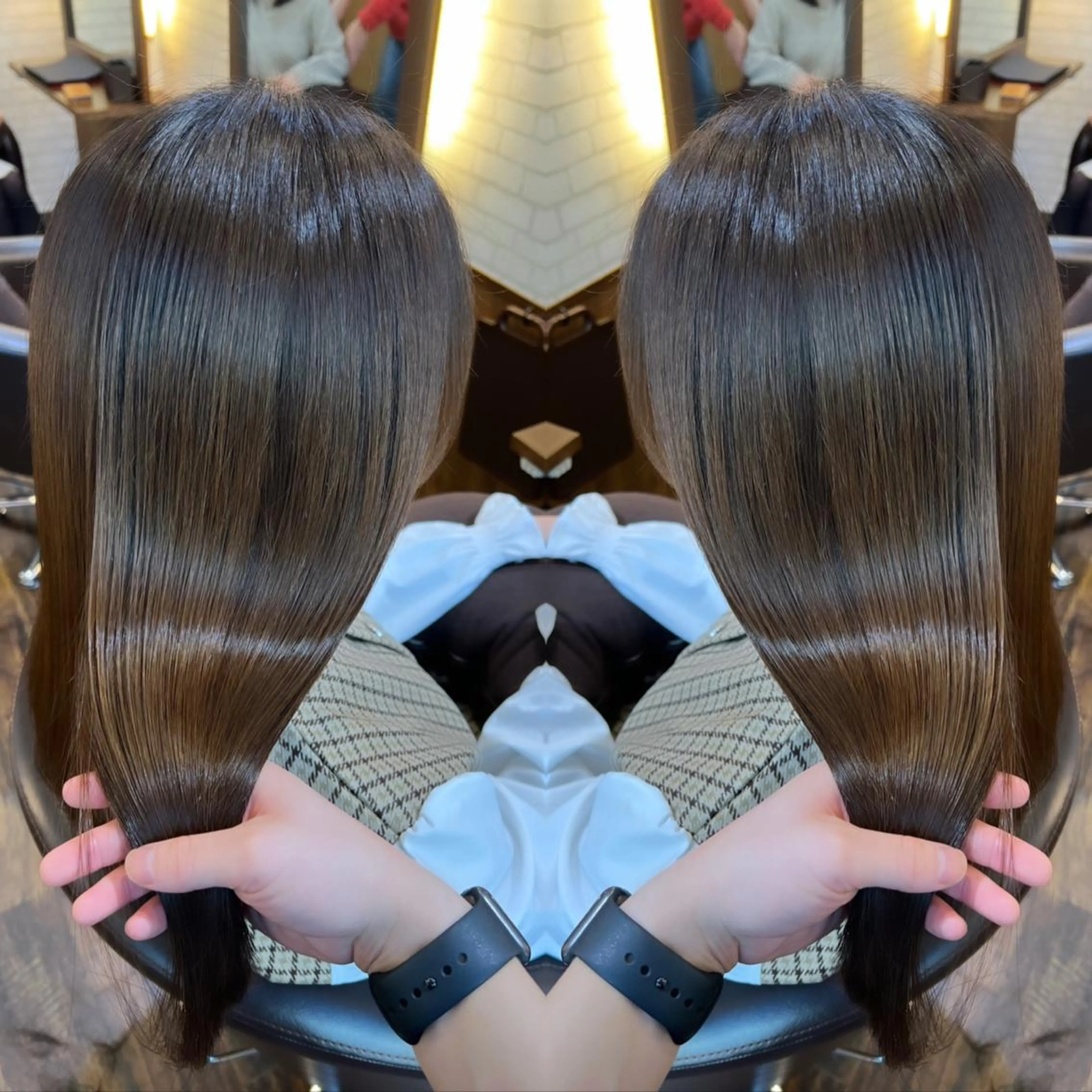 ロング カラー アクアカラー 髪質改善 トリートメント 🫧髪質改善×艶髪 🫧根本泰成🫧のヘアスタイル