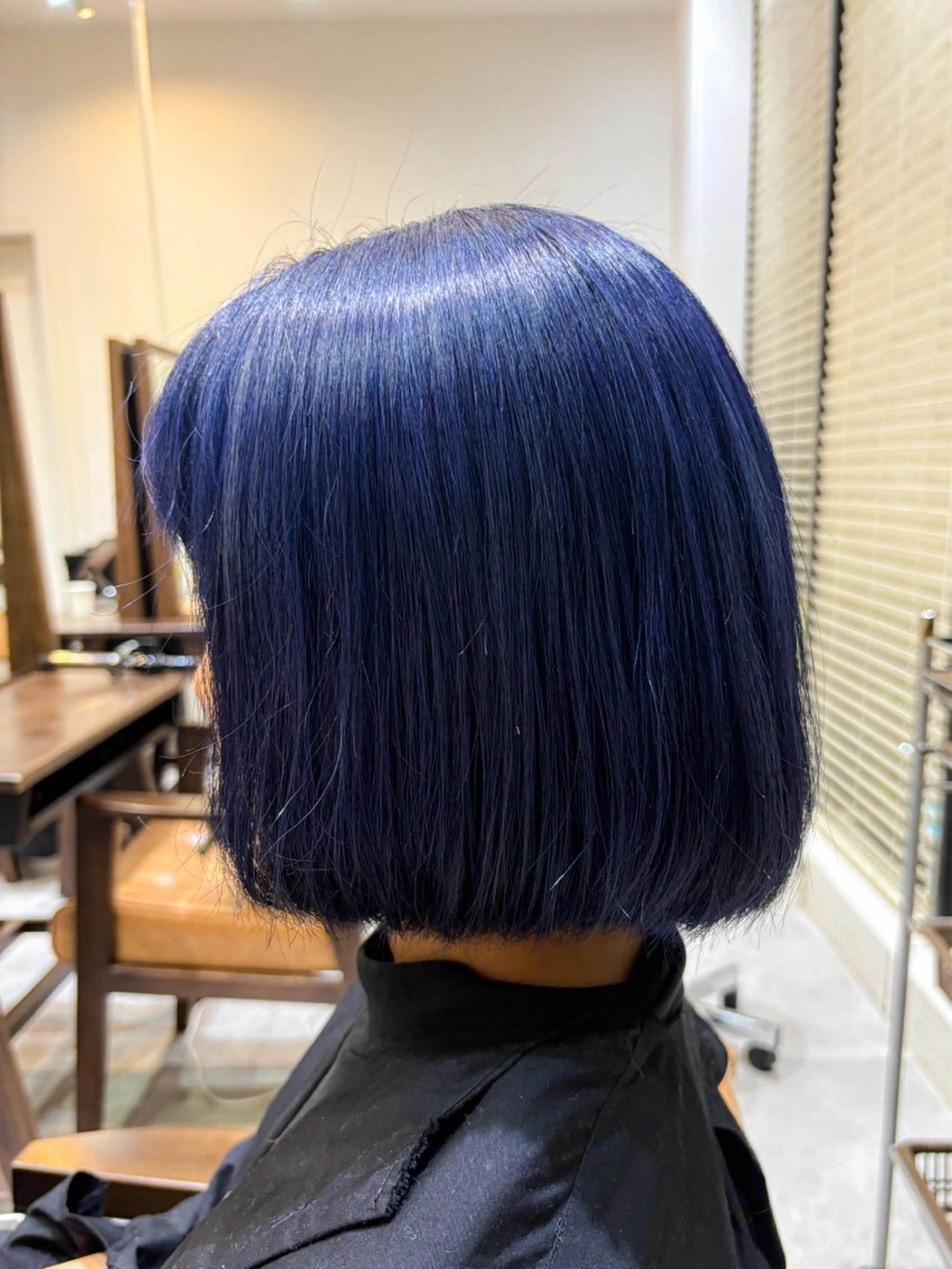 カラー ブリーチ ブルーカラー mit セン北のヘアスタイル