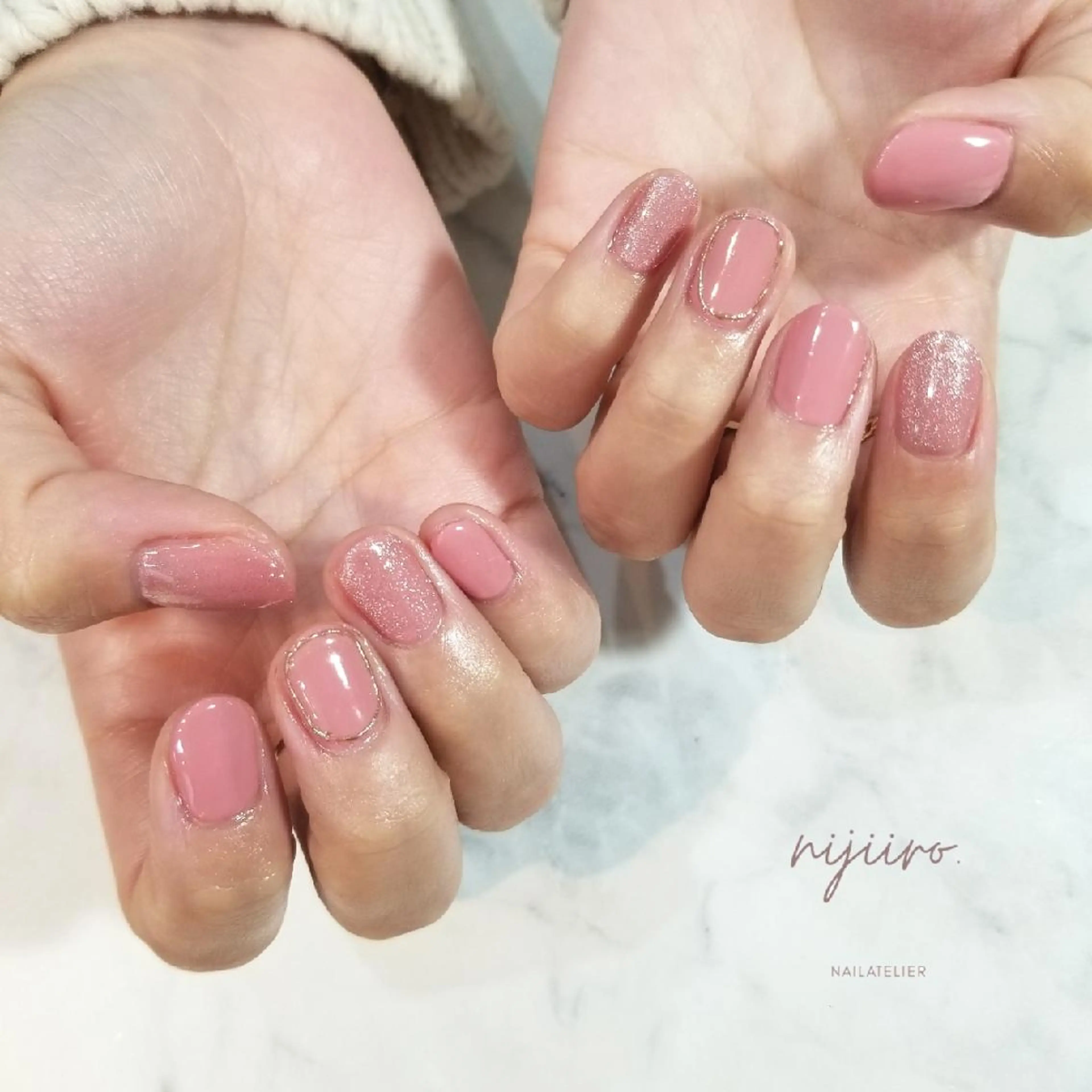 ネイル ハンドネイル nijiiro🌈 サトウのネイルデザイン