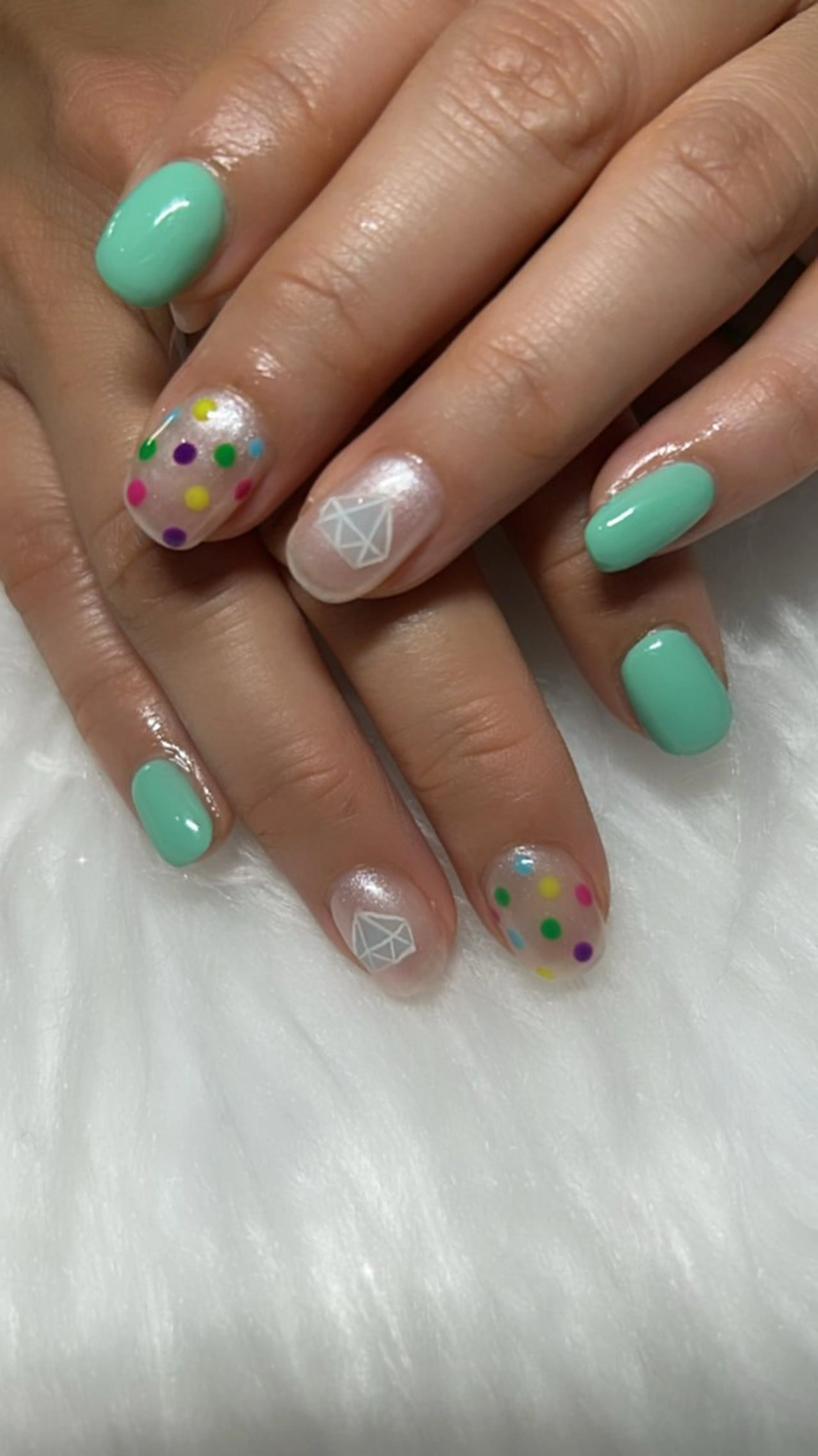 ネイル belle nail 1552のネイルデザイン