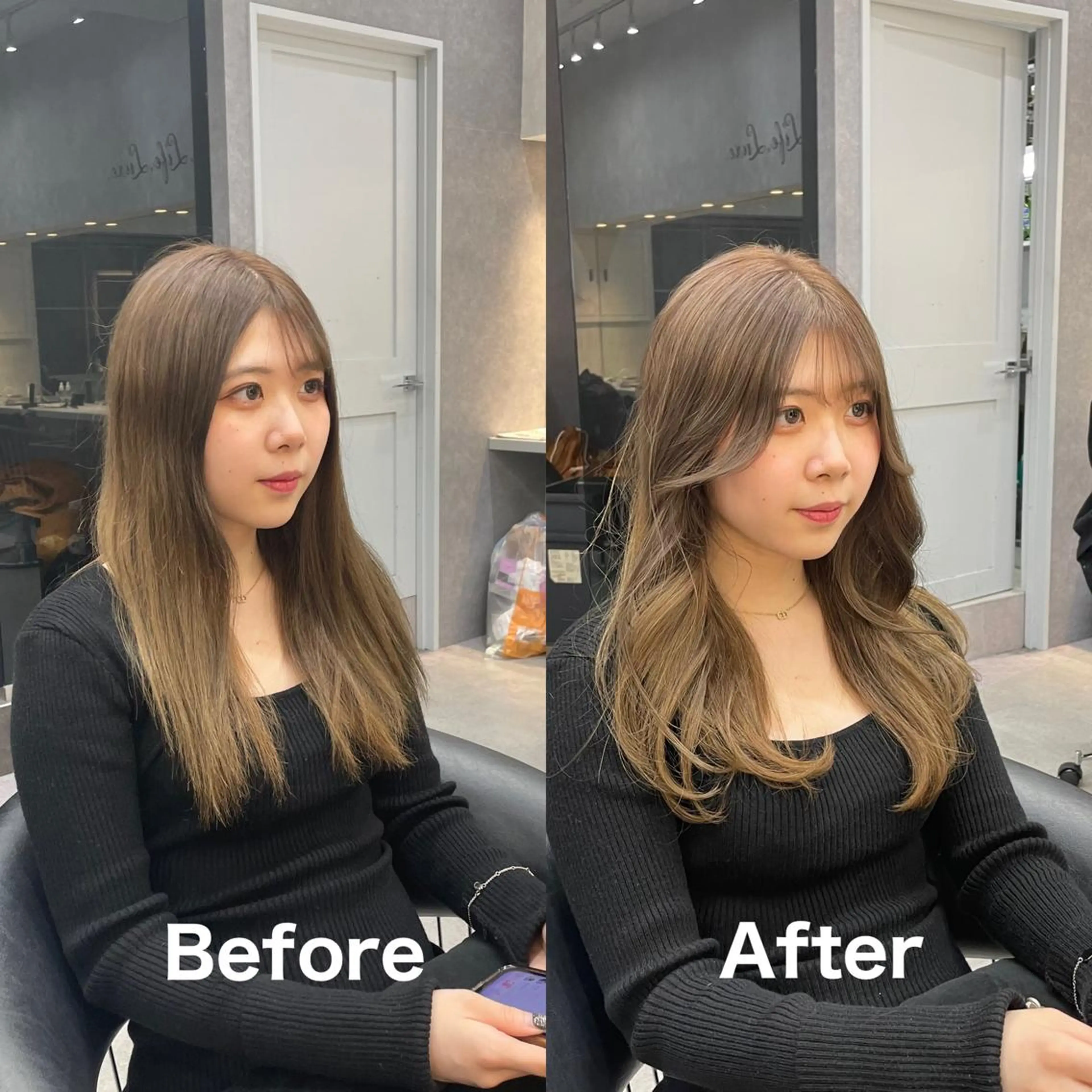 ロング 顔周りカット 池袋/韓国/レイヤー 髪質改善/村上けいとのヘアスタイル
