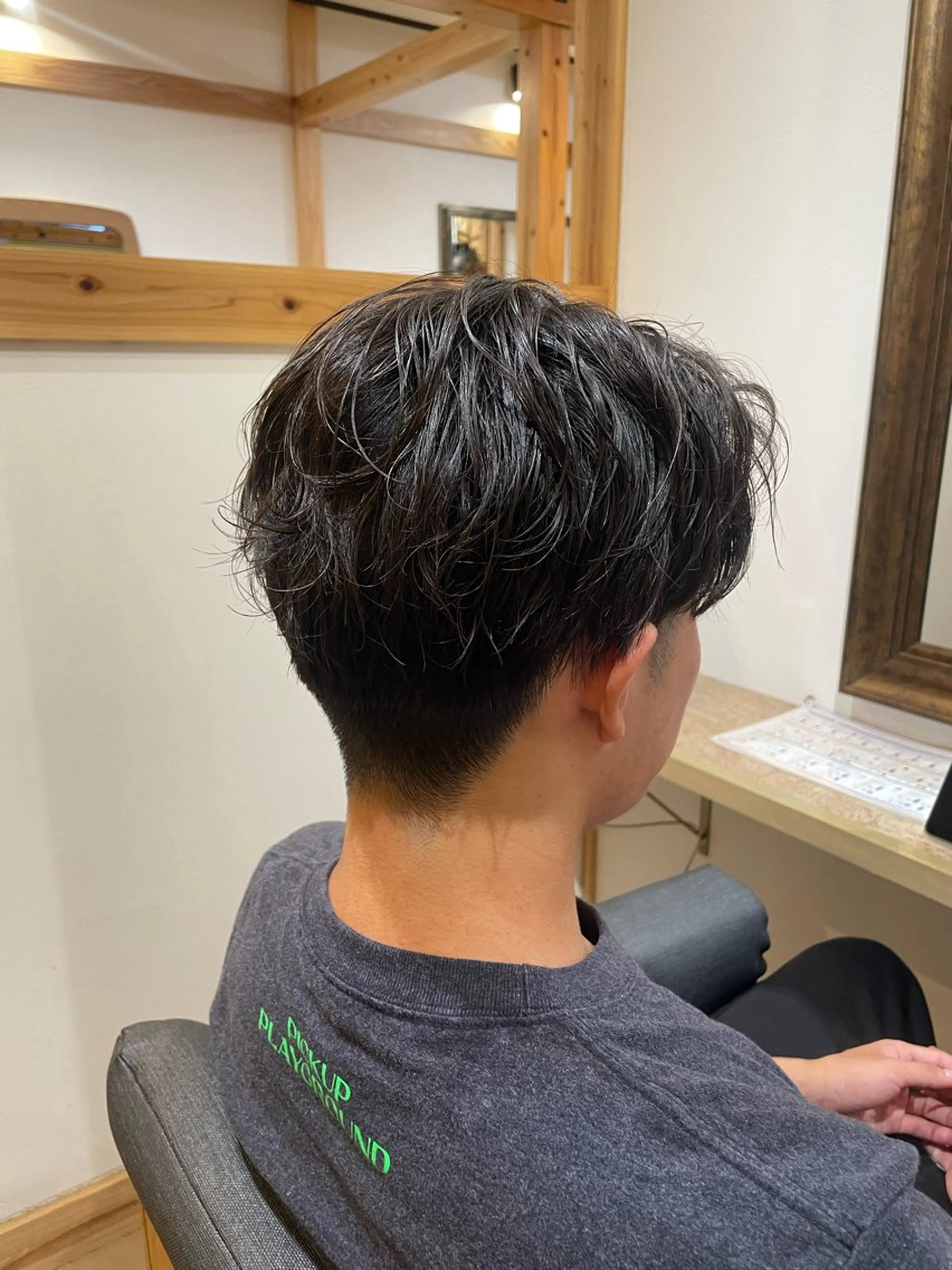 ショート カット パーマ 山口 里莉のヘアスタイル