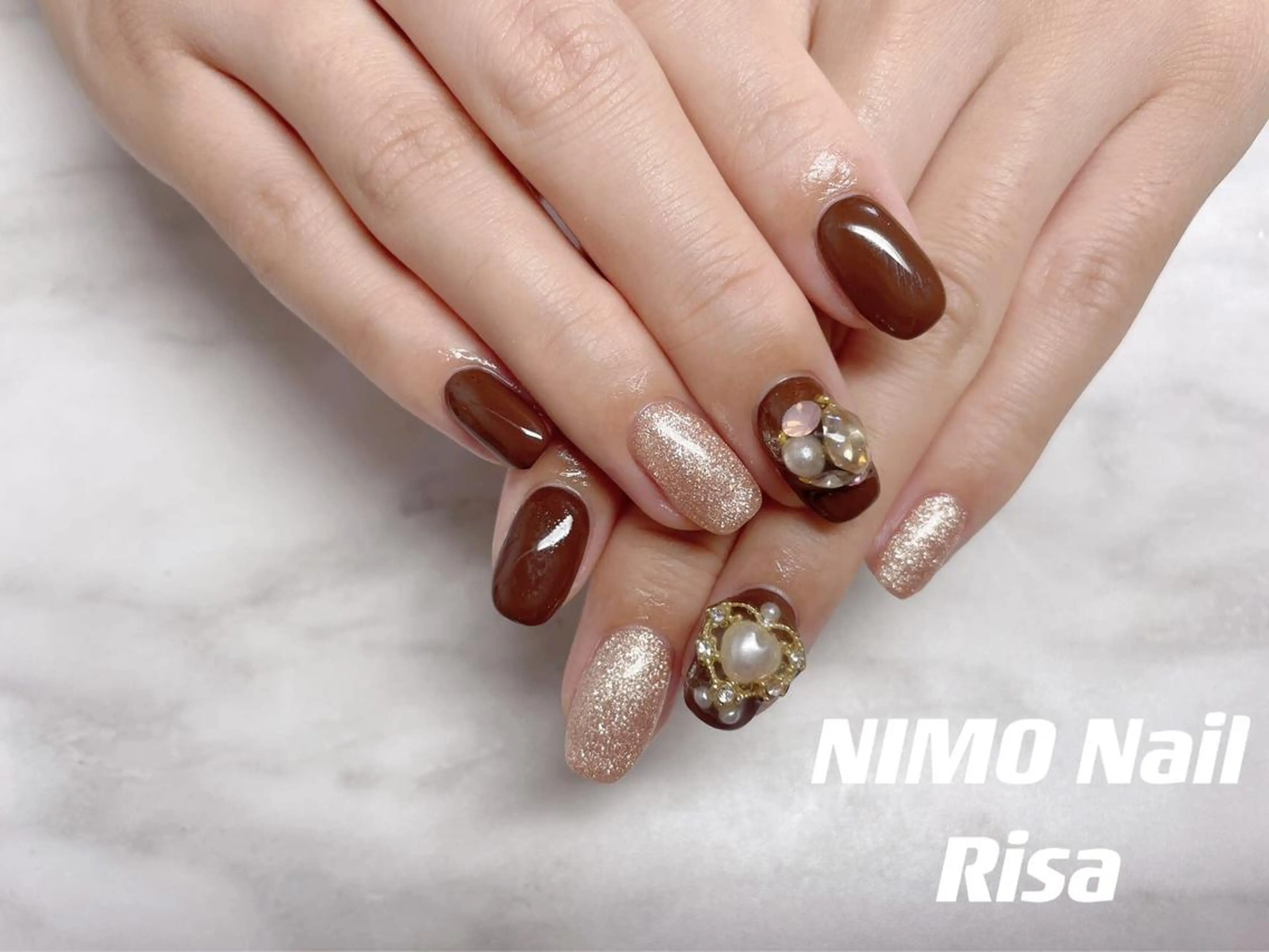 ネイル ハンドネイル ハンドケア RI SA☀️ リサのネイルデザイン