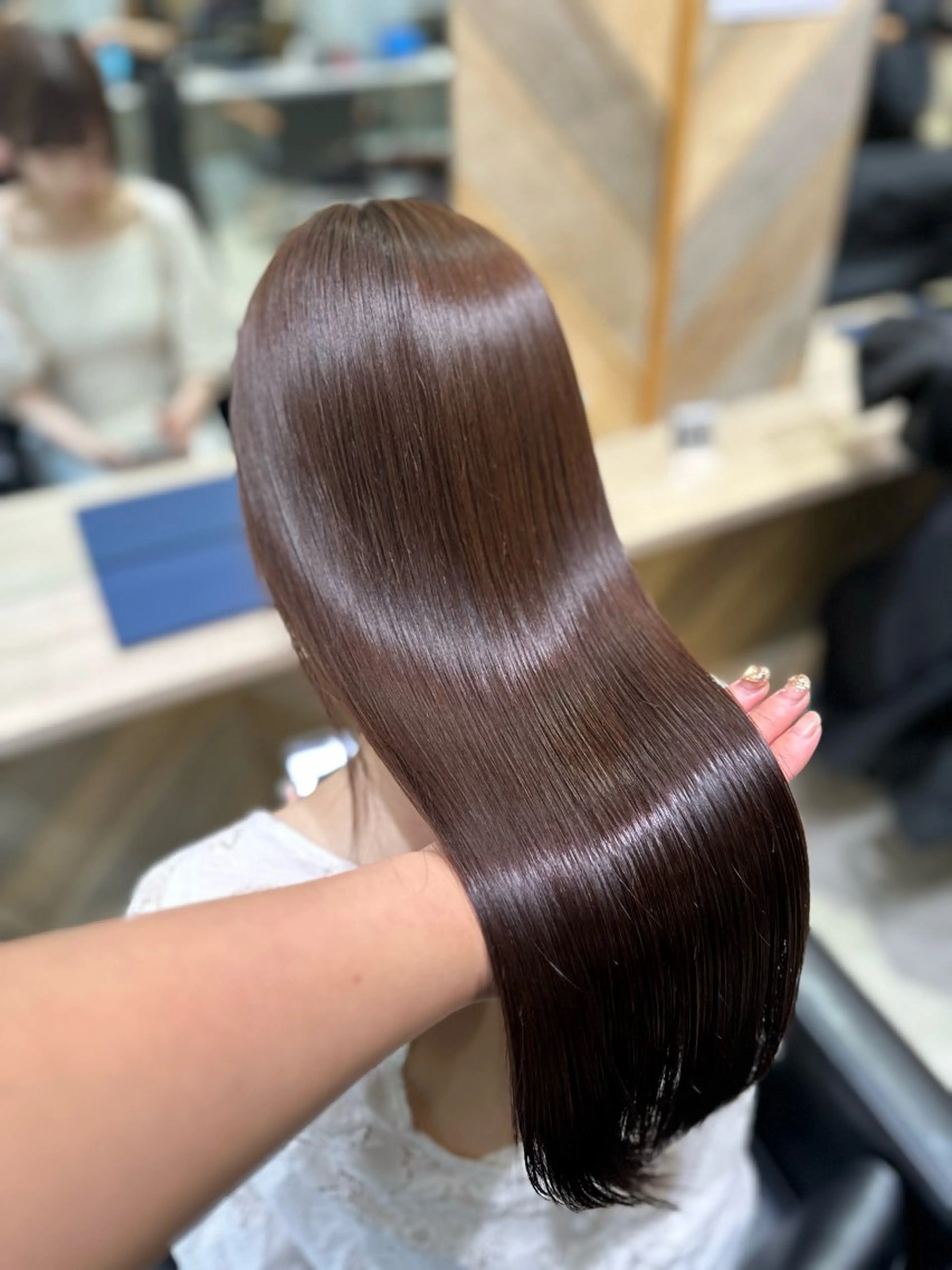 💎髪質改善ストレート💎失敗したくない方へ✨ダメージ最小限の髪質改善ストレート(縮毛矯正)＋2STEPトリートメントの写真