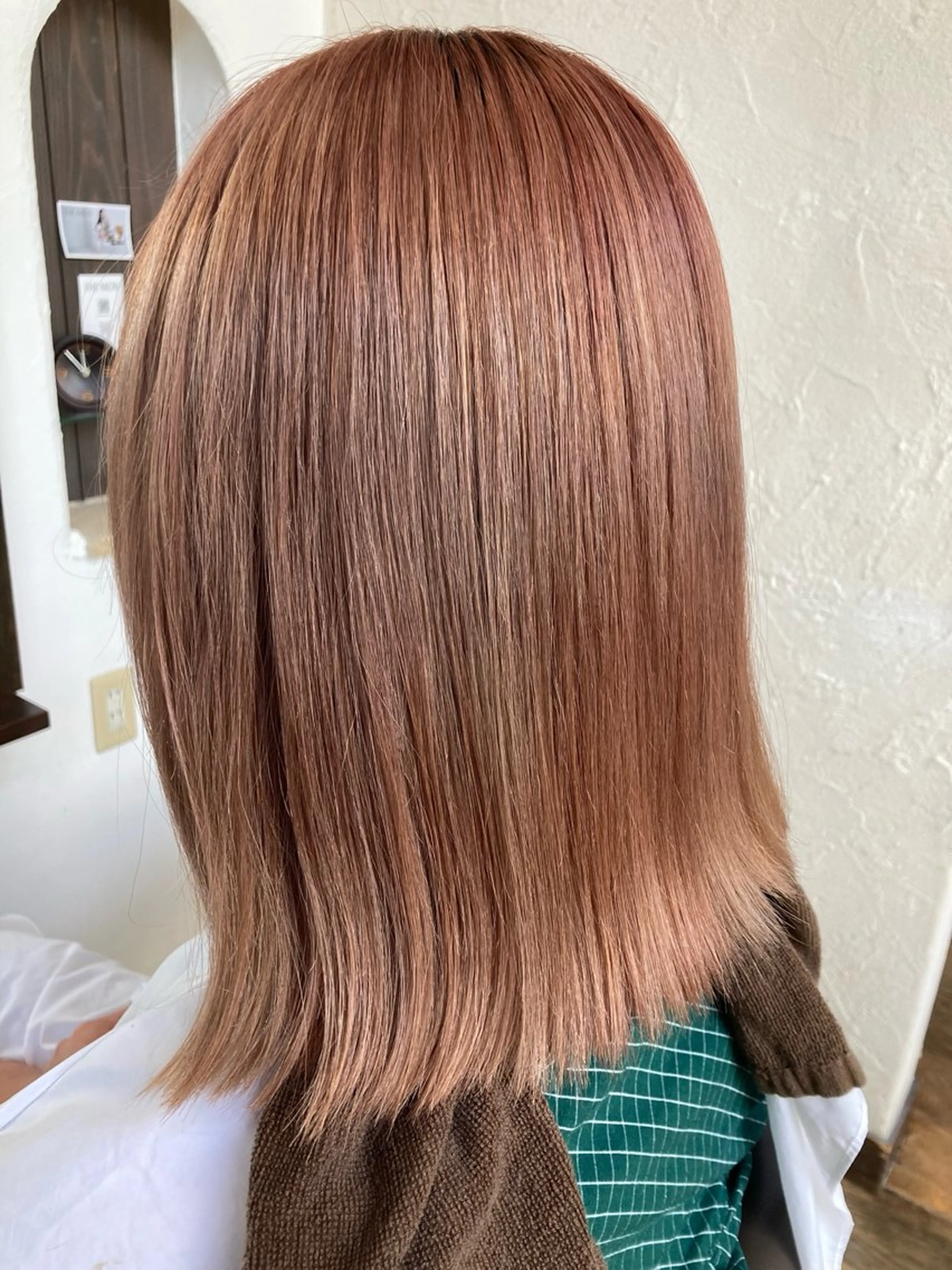 ミディアム カラー ヘアカラー 長谷川 朋樹のヘアスタイル