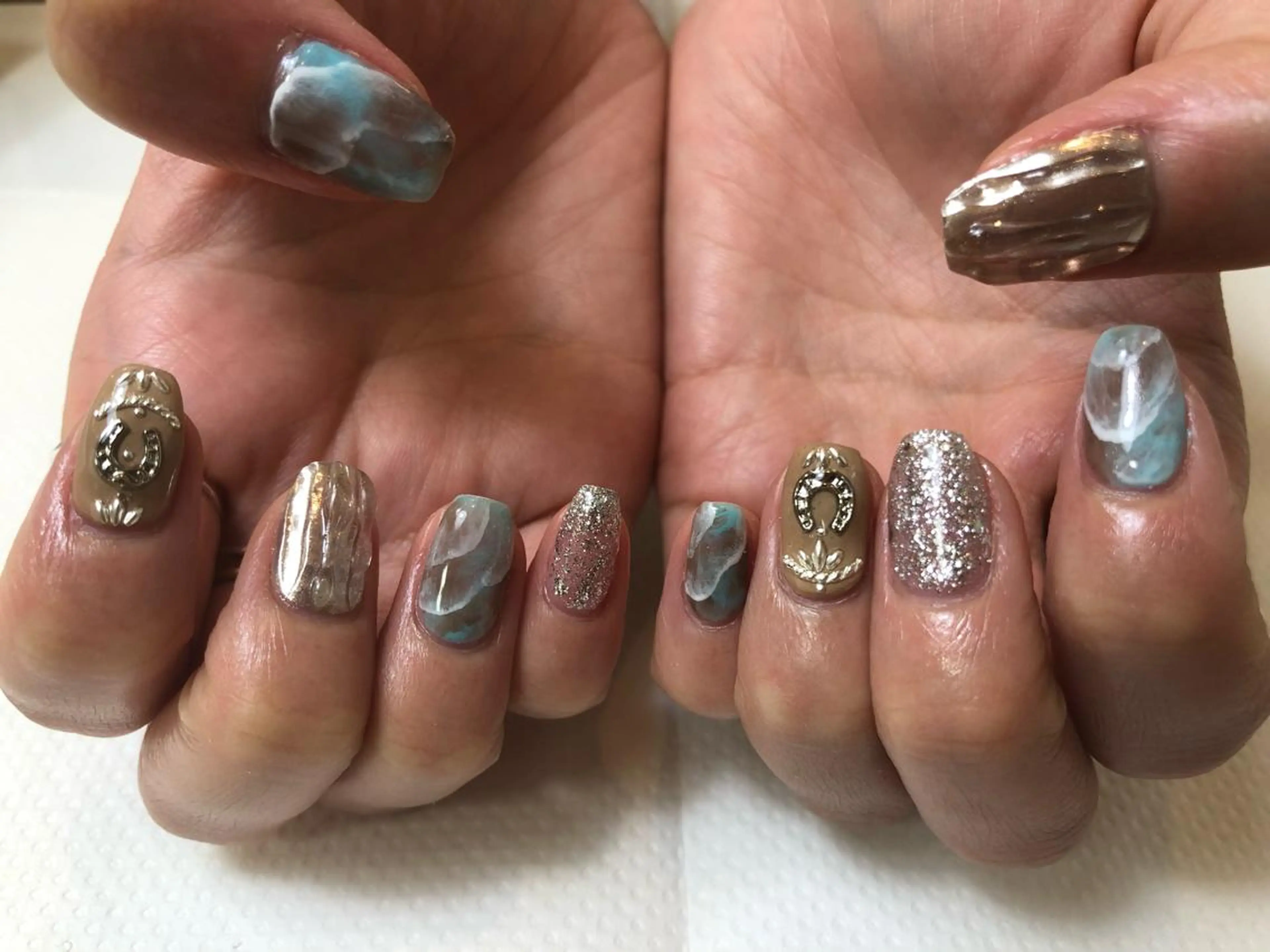 ネイル ハンドネイル umber 三茶1分のネイルデザイン