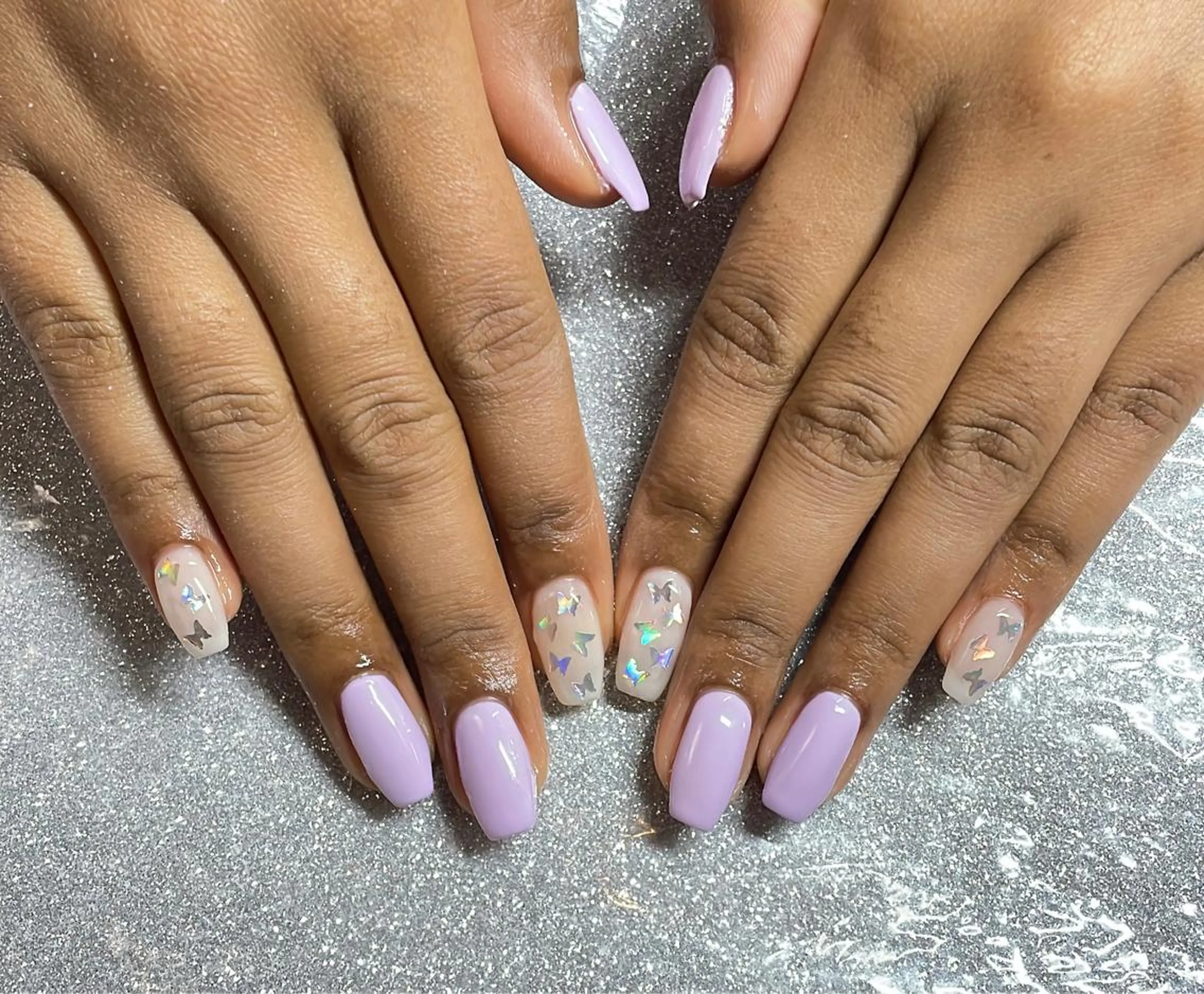 ネイル ハンドネイル VIERU 🌈🎀💖のネイルデザイン