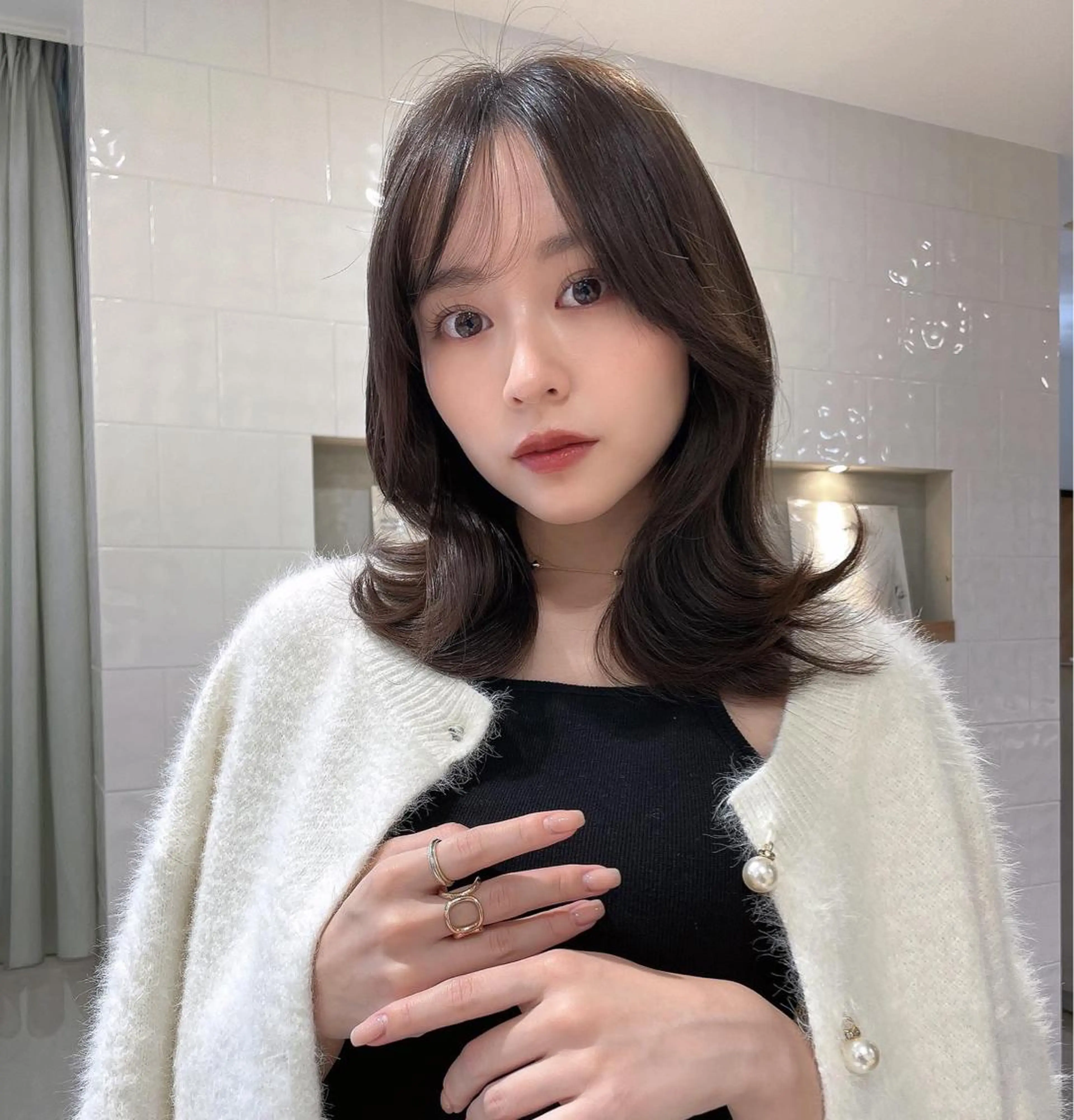 🌙平日限定🌙韓国風ガーリー🩰全体カット＋トリートメント✂︎ ¥5000🐏の写真