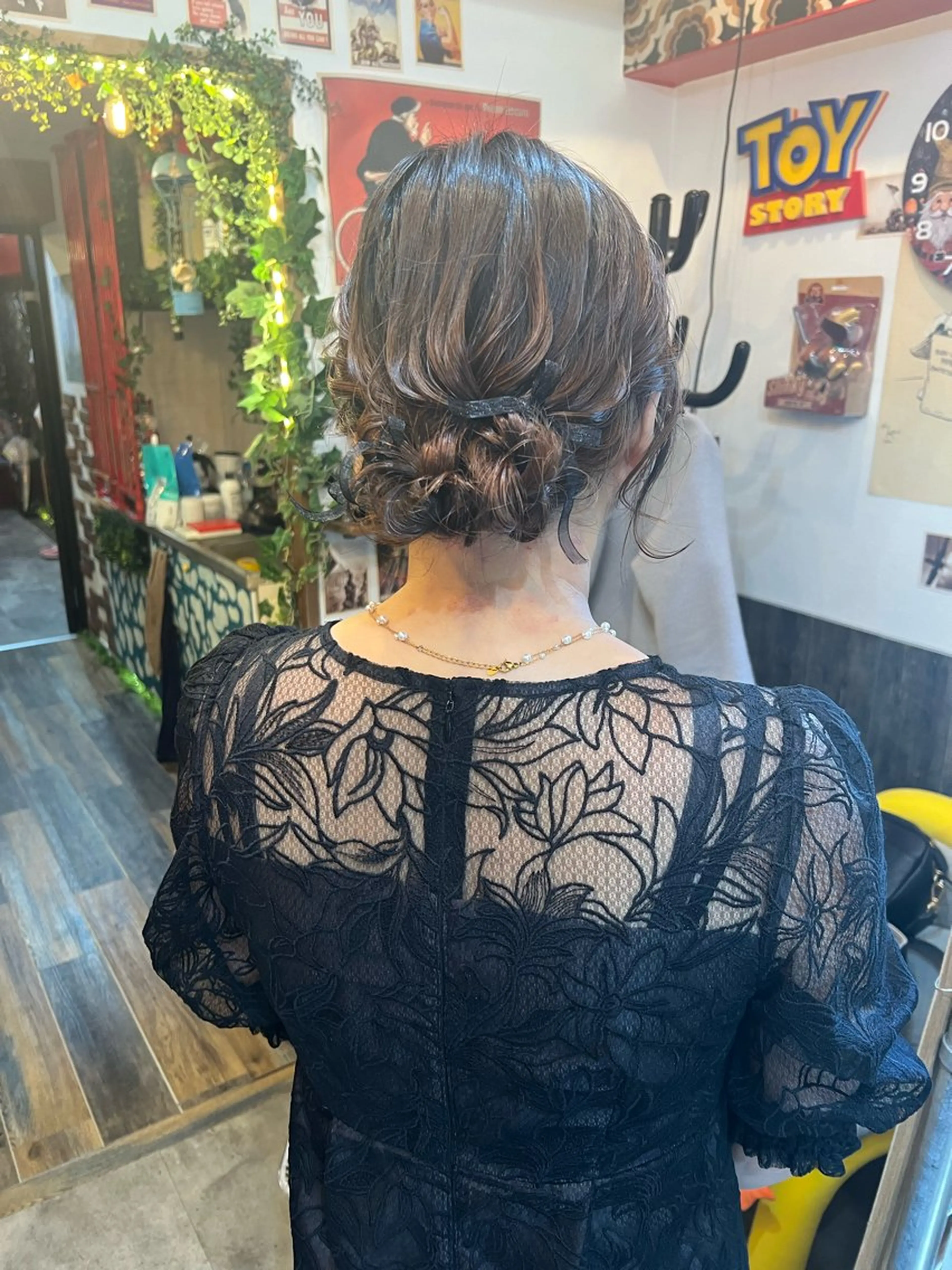 ミディアム ヘアアレンジ ヘアセット カラーパティシエ facce🌼ikoのヘアスタイル