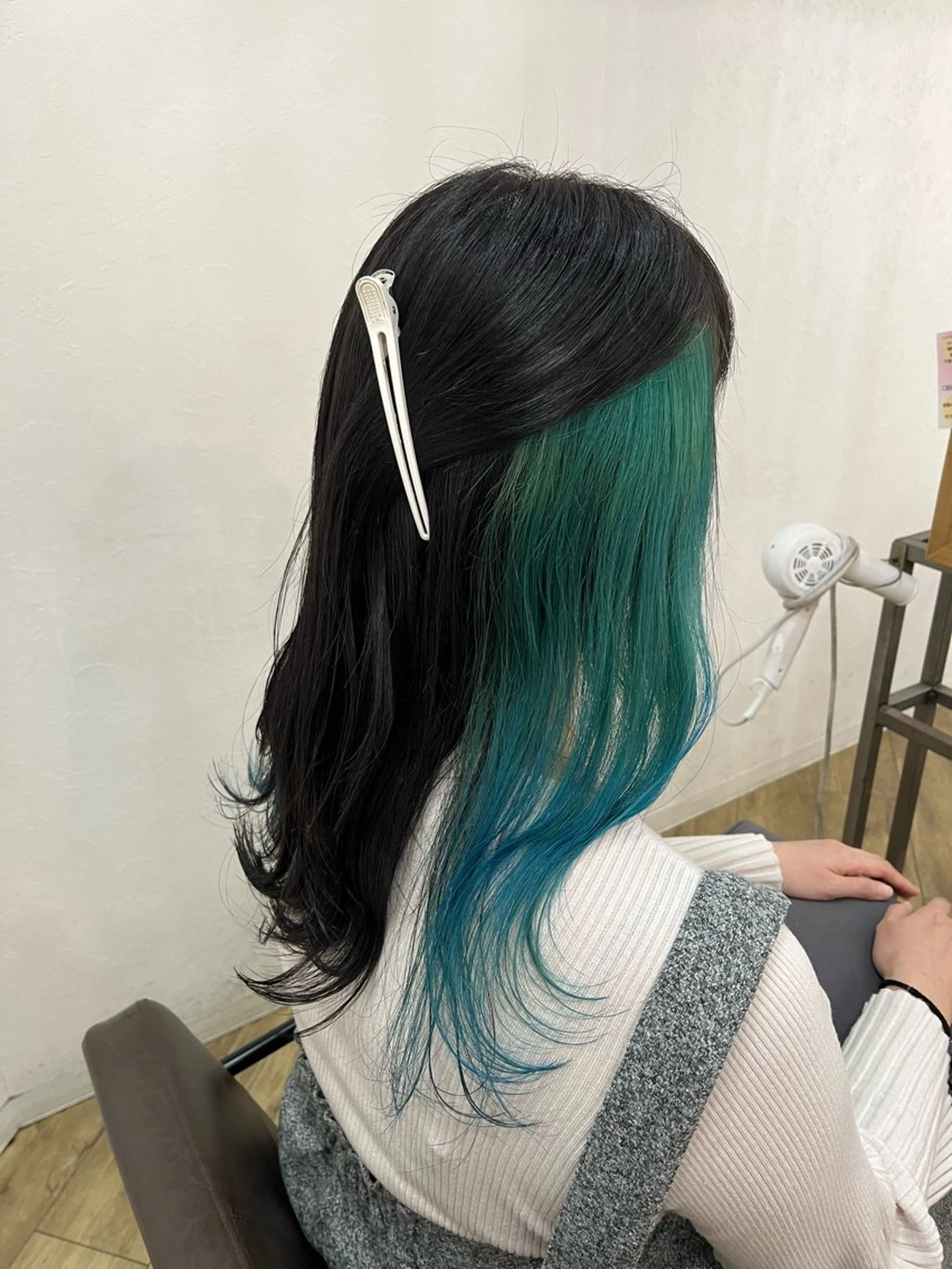 ロング カラー ブルーカラー 似合わせ/ブリーチ/ 髪質改善/ミクෆ‪のヘアスタイル