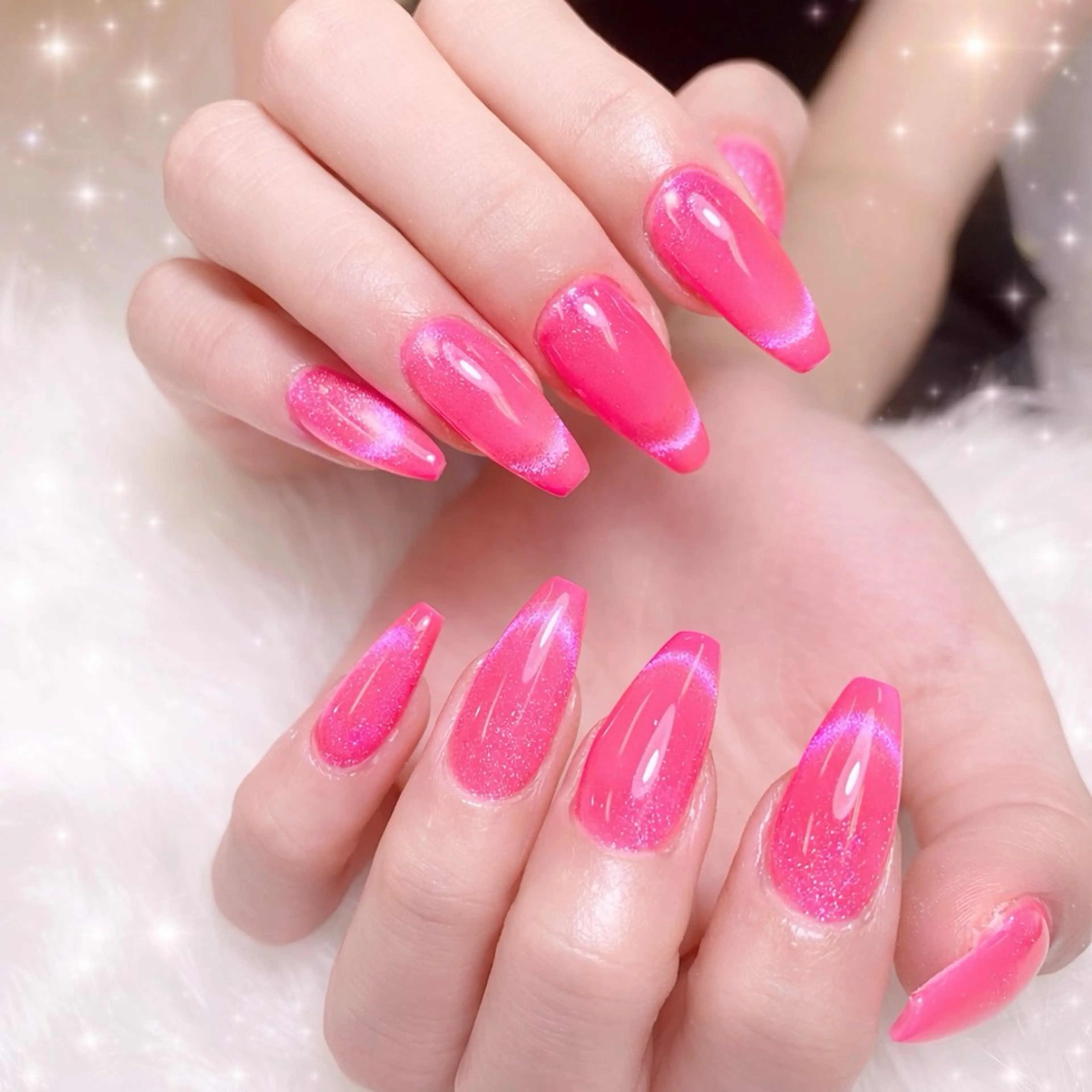 ネイル チークネイル 長さ出し フラッシュネイル フレンチネイル グラデーション ハンドネイル AN NAIL SALONのネイルデザイン