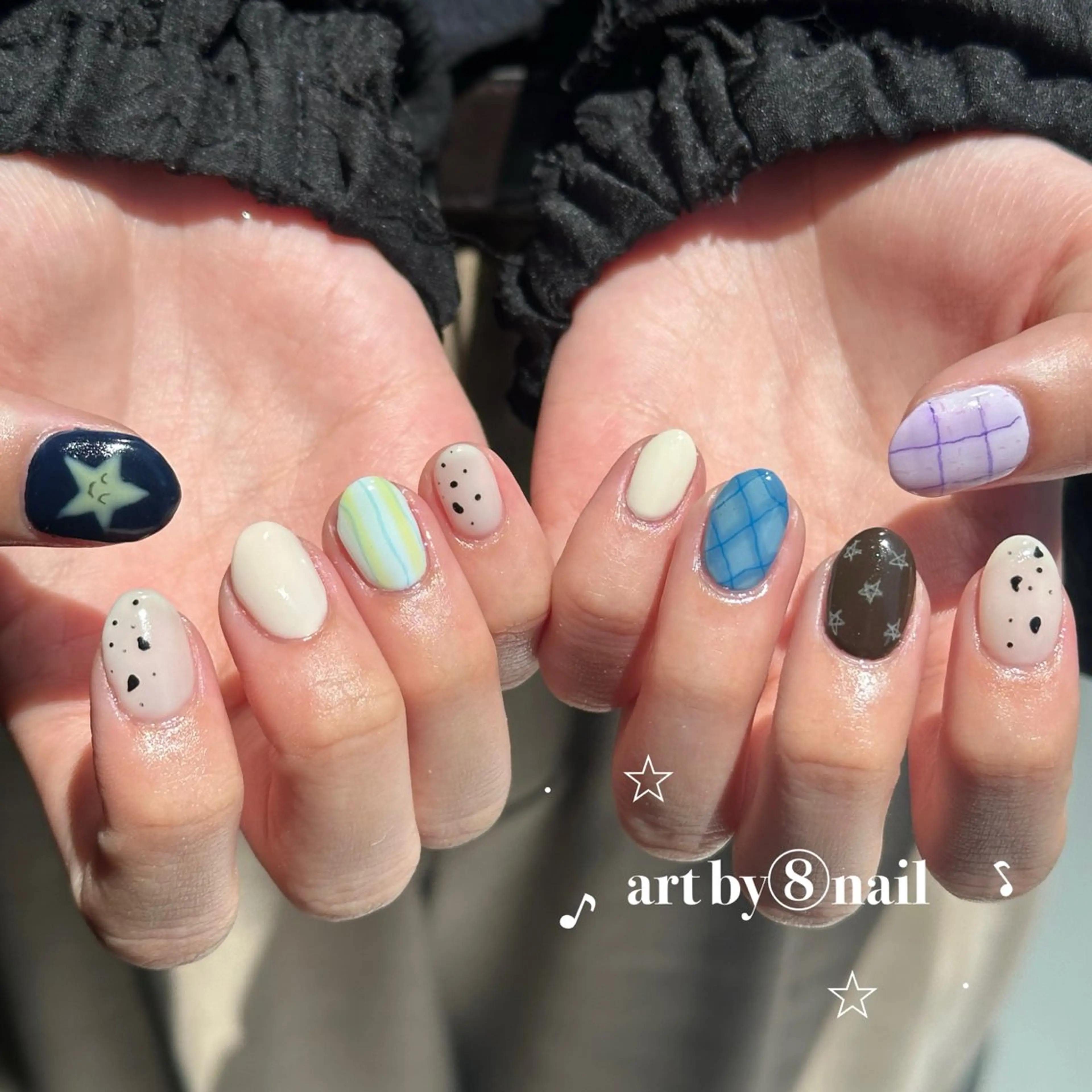 ネイル Haruka ⭐︎🪽のネイルデザイン