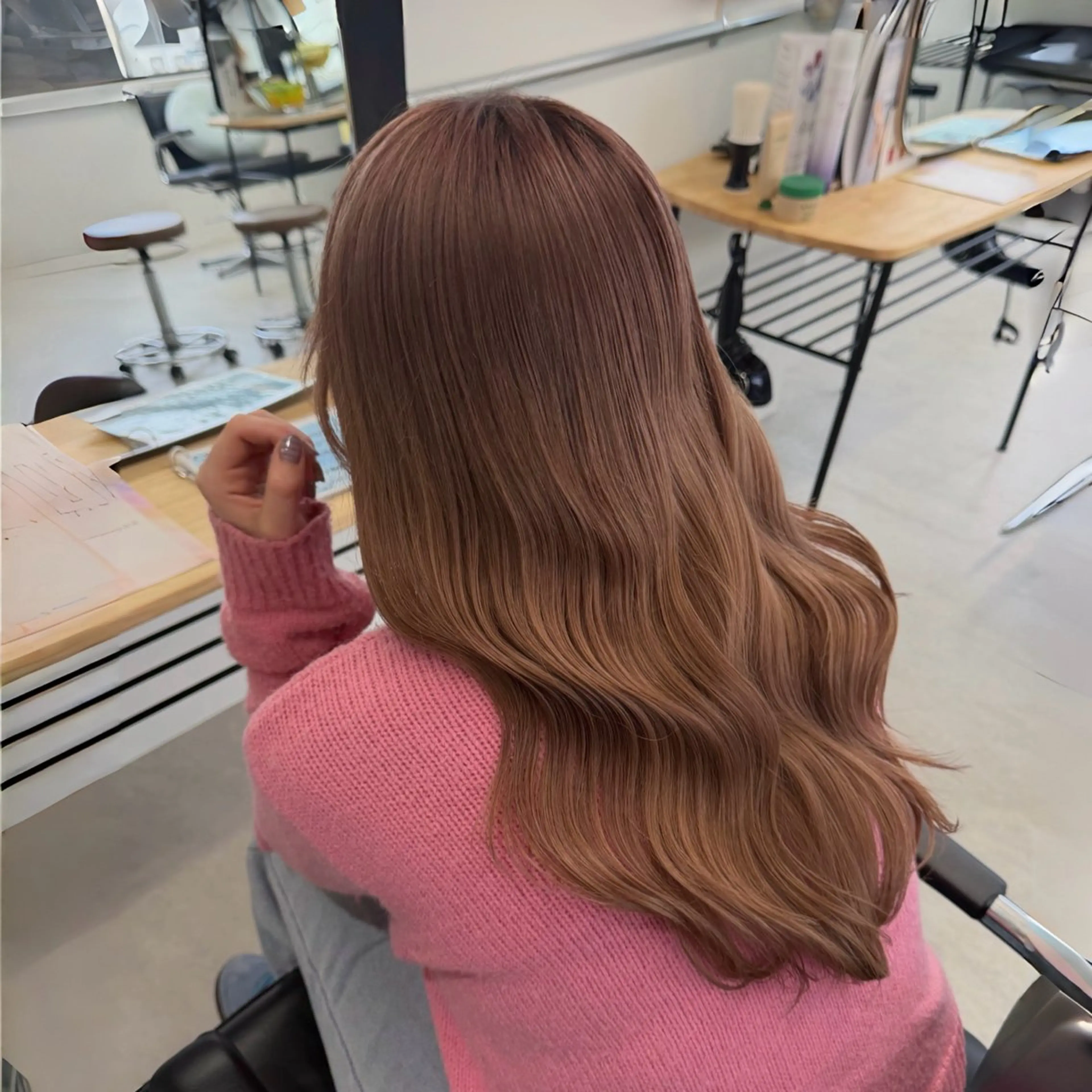 ロング トリートメント 横浜カラーモデル/ オージュア/ミユ🐰のヘアスタイル