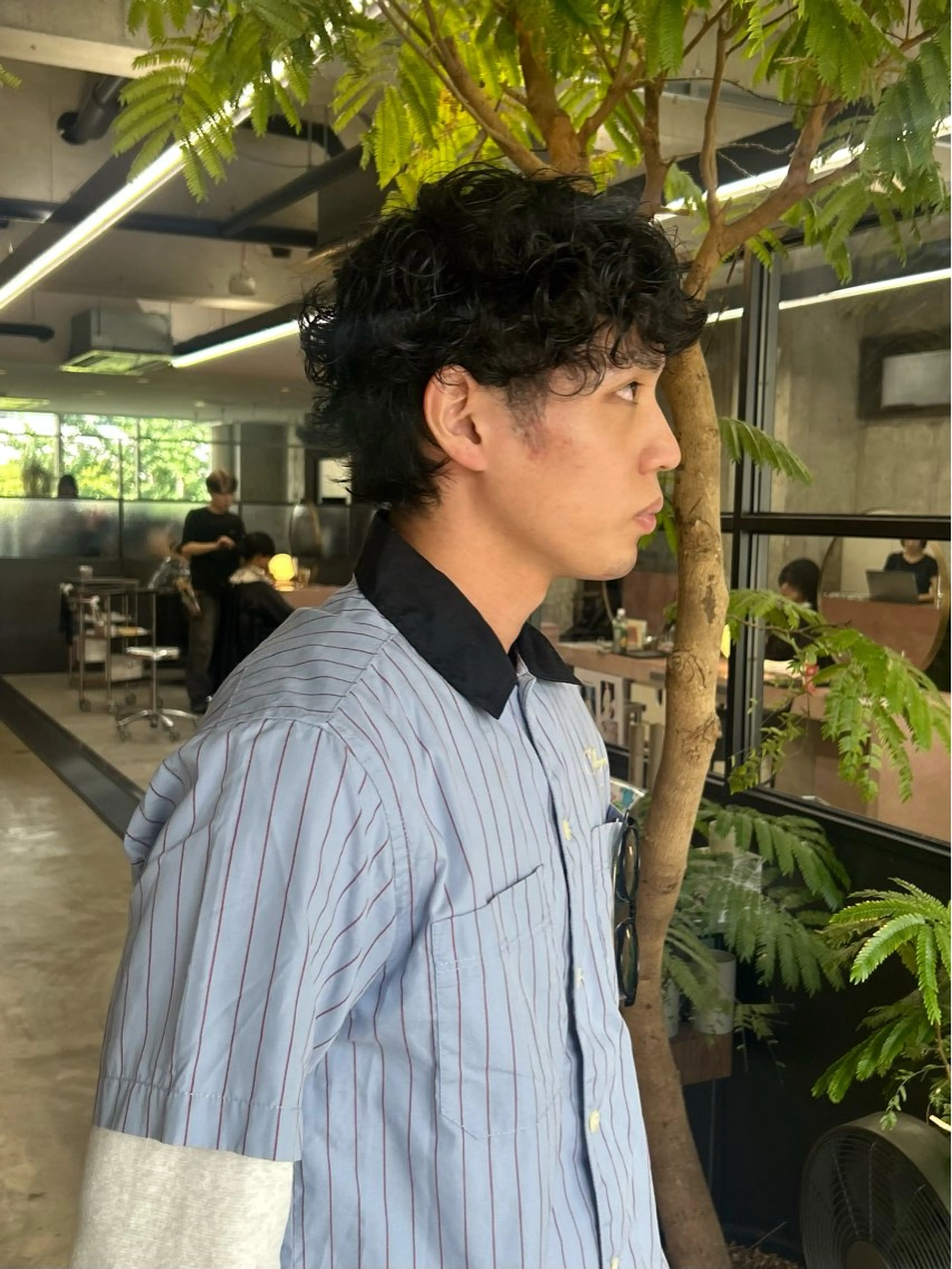 ショート パーマ カット パーマ 大本 メンズ/パーマのヘアスタイル