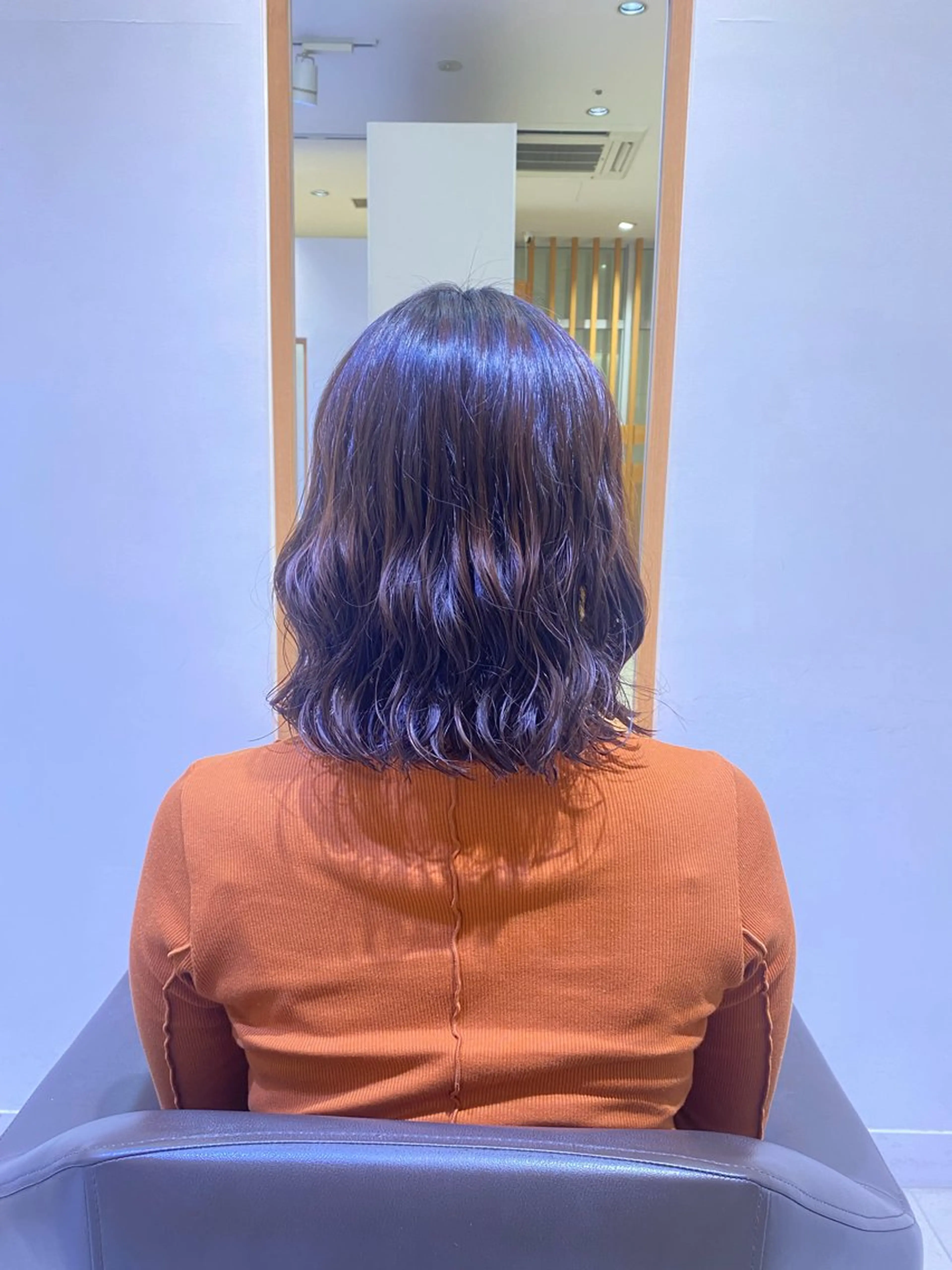 ショート パーマ 💎ツヤ髪ストレート カラー💎かのんのヘアスタイル