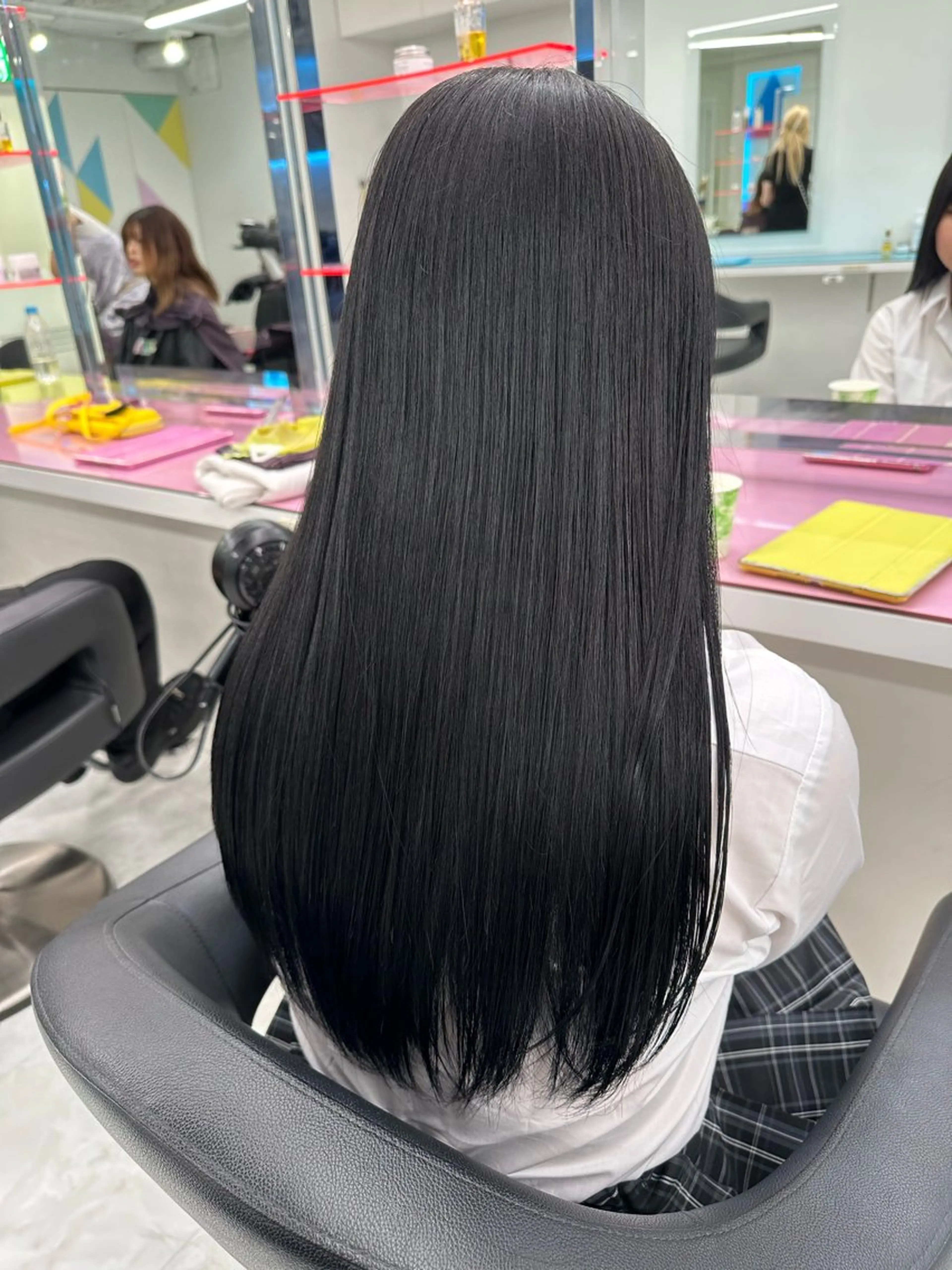 ロング カラー 中韓レイヤー/ ブラウン🤎はやとのヘアスタイル