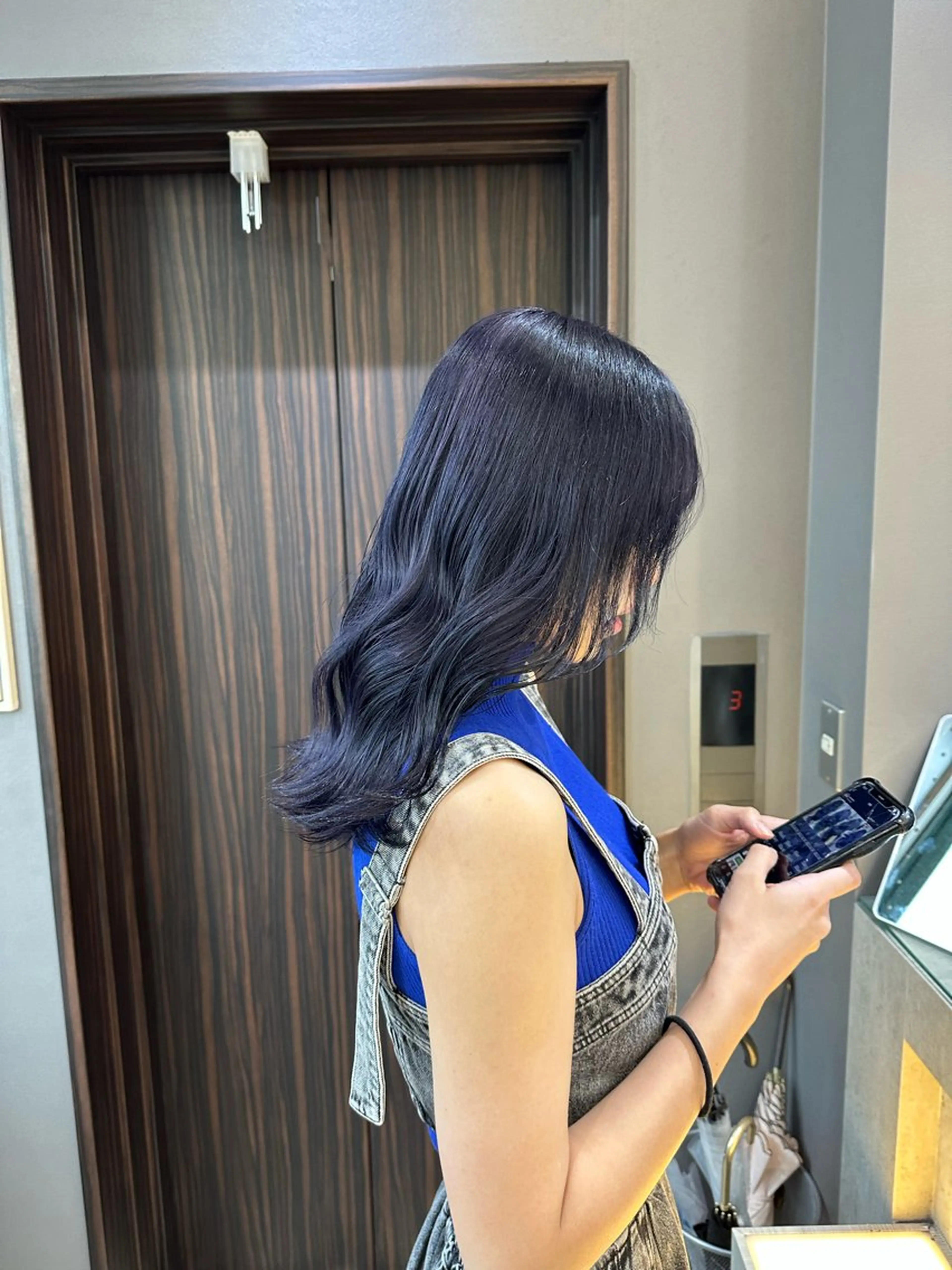 ミディアム カラー カット ヘアカラー トリートメント jill by gisel＿奥家のヘアスタイル