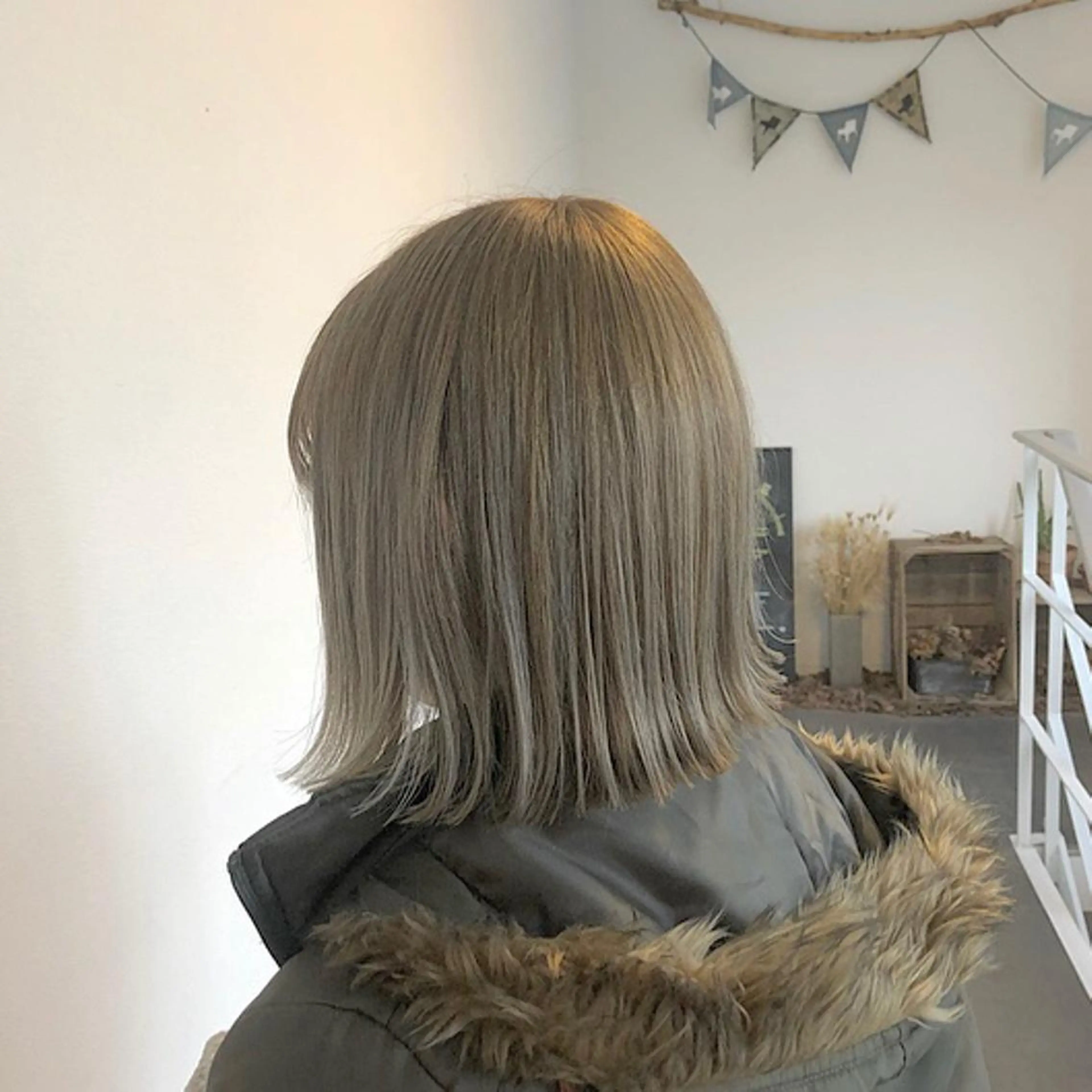 ミディアム カラー GPIP 近藤沙樹のヘアスタイル