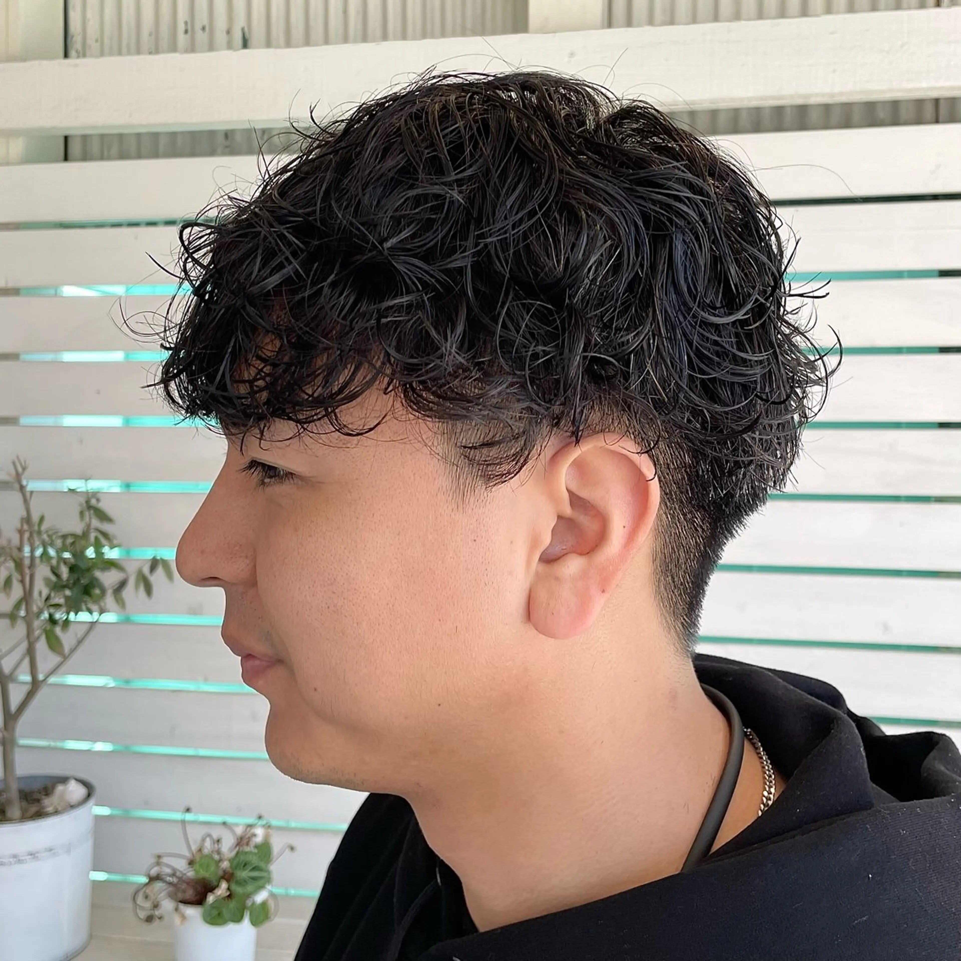パーマ メンズ メンズパーマ こいけ みきののヘアスタイル