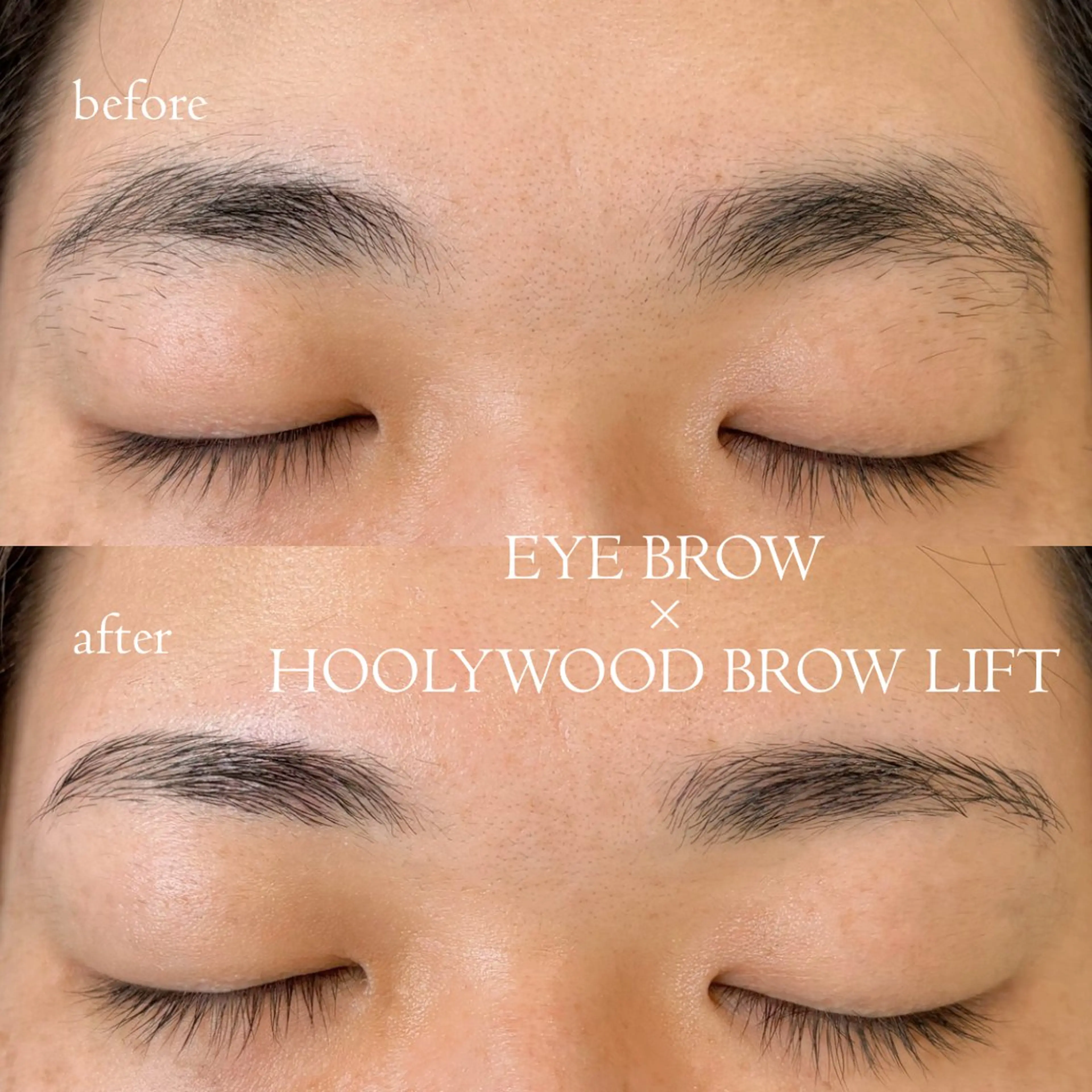 メンズ【美眉スタイリング×ハリウッドブロウリフト】セット¥8800→¥7150 眉カット・間引き・メイク込みの写真