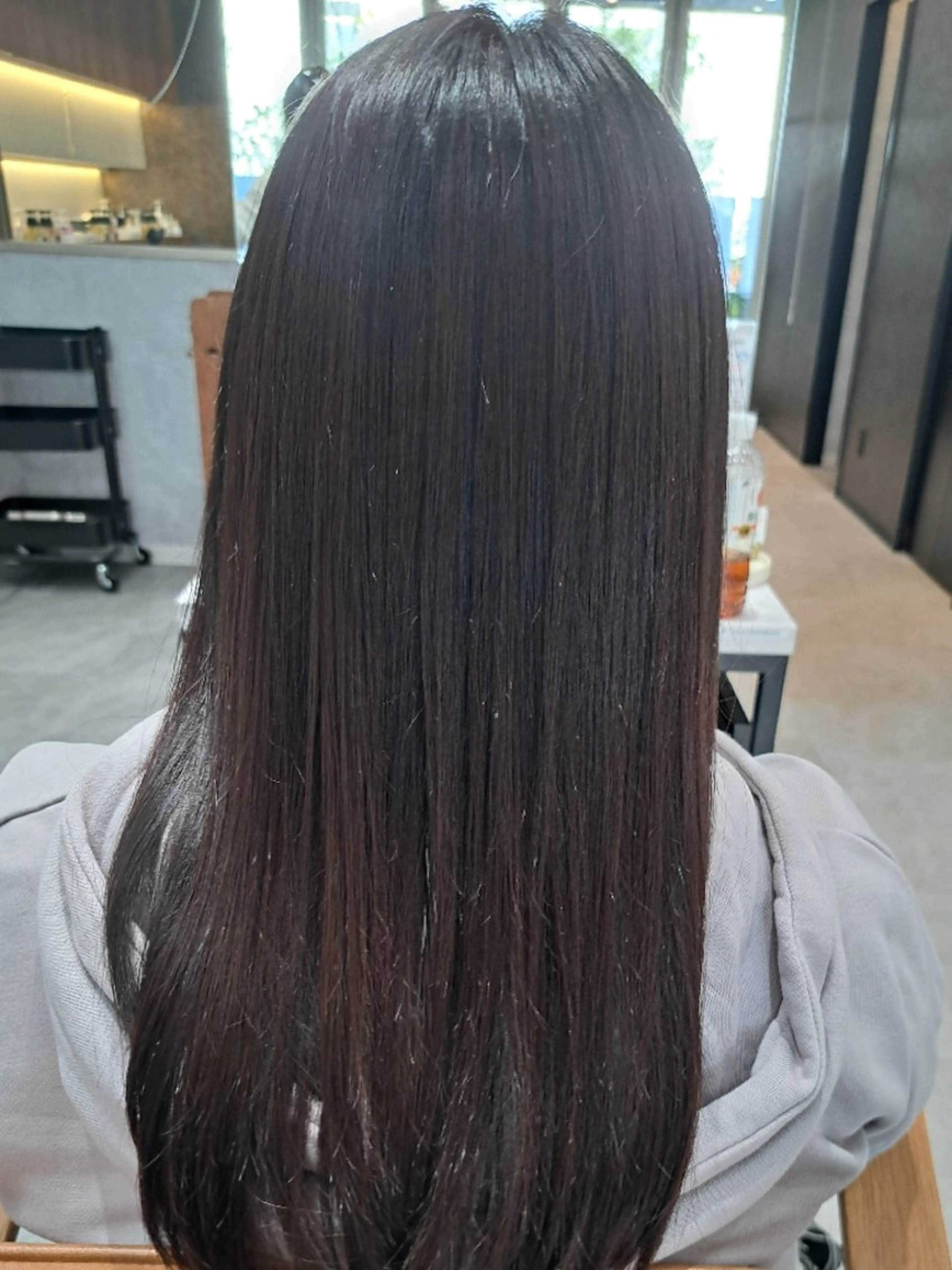 カラー アッシュ 透明感カラー 関口 知佳のヘアスタイル