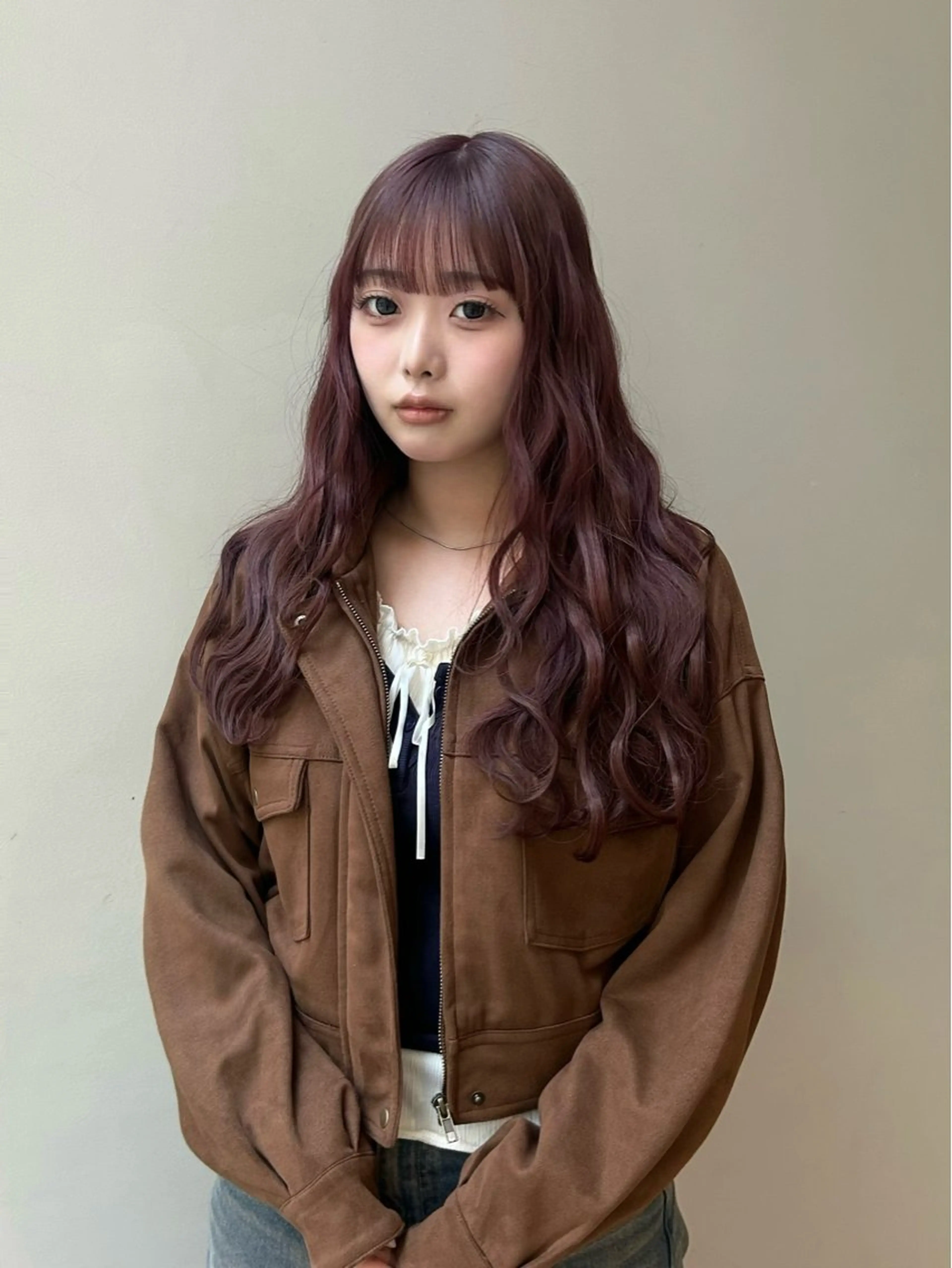 ロング カット ヘアカラー トリートメント えり 堀江/ボブ /レイヤー/艶髪のヘアスタイル