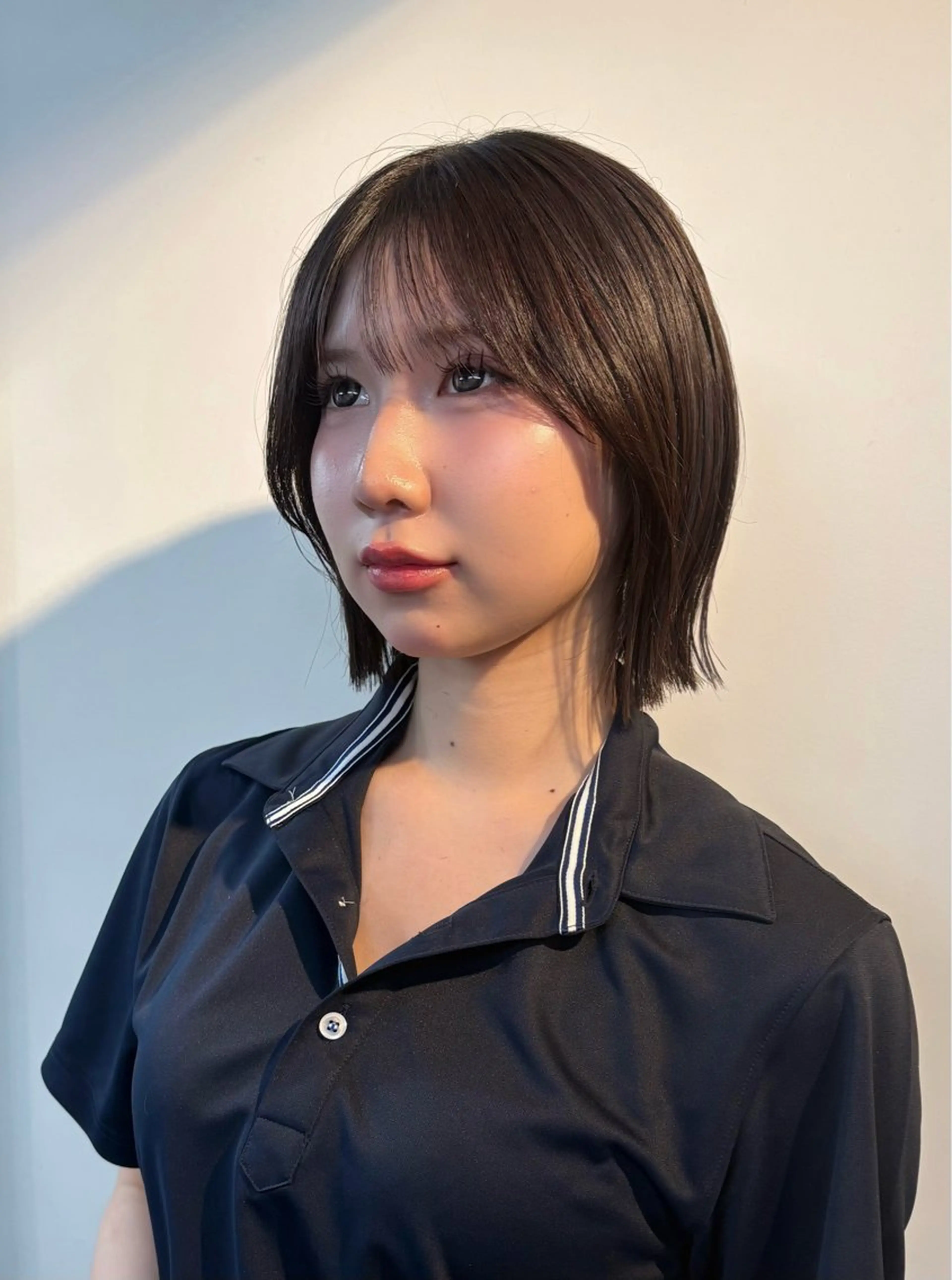 ショート くびれヘア 韓国風ヘア カット トリートメント Laff所属・新宿/ボブ/レイヤー 縮毛矯正/SACHIのヘアスタイル