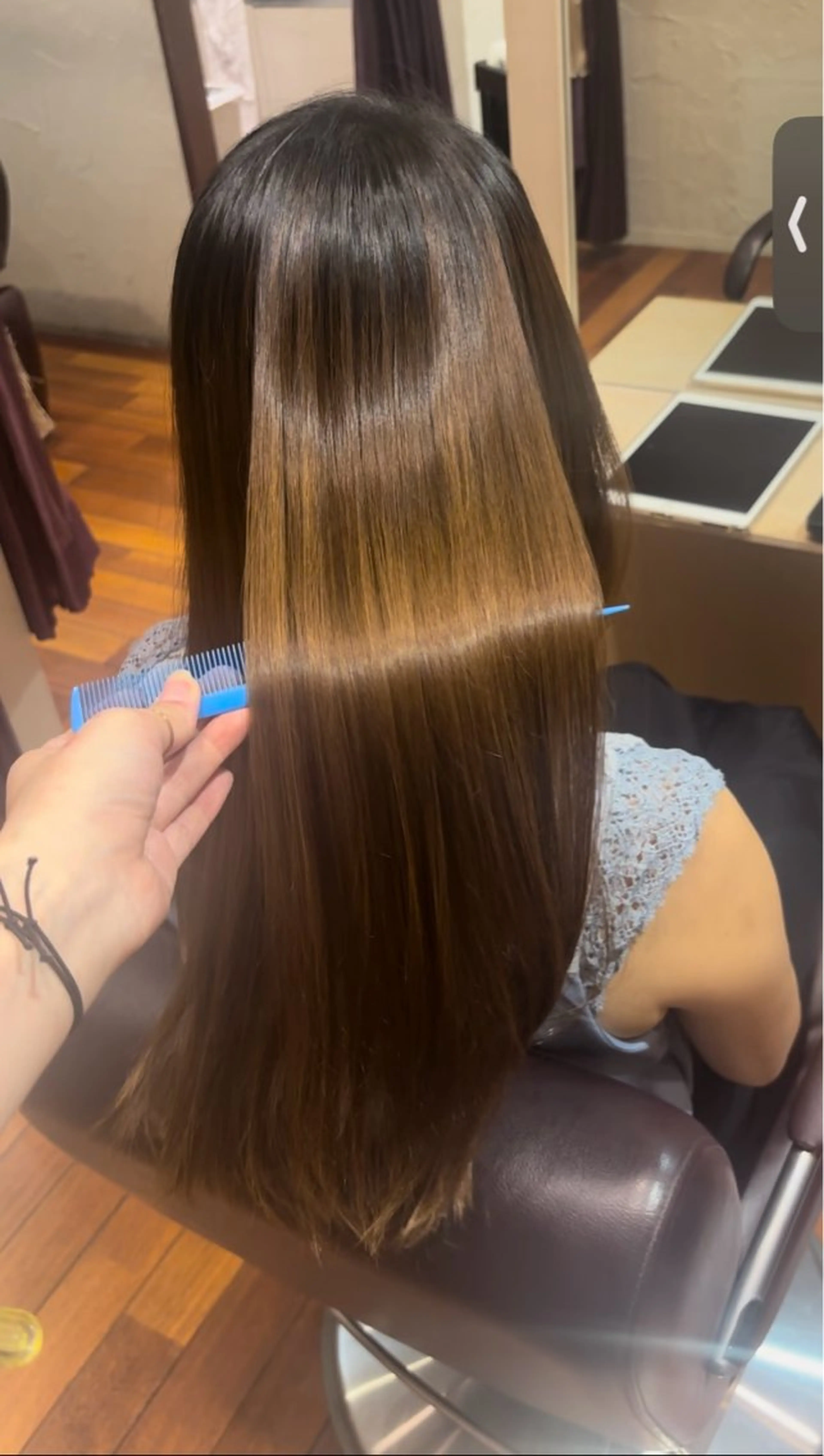 ロング 髪質改善 トリートメント 酸熱トリートメント 髙橋 愛実のヘアスタイル