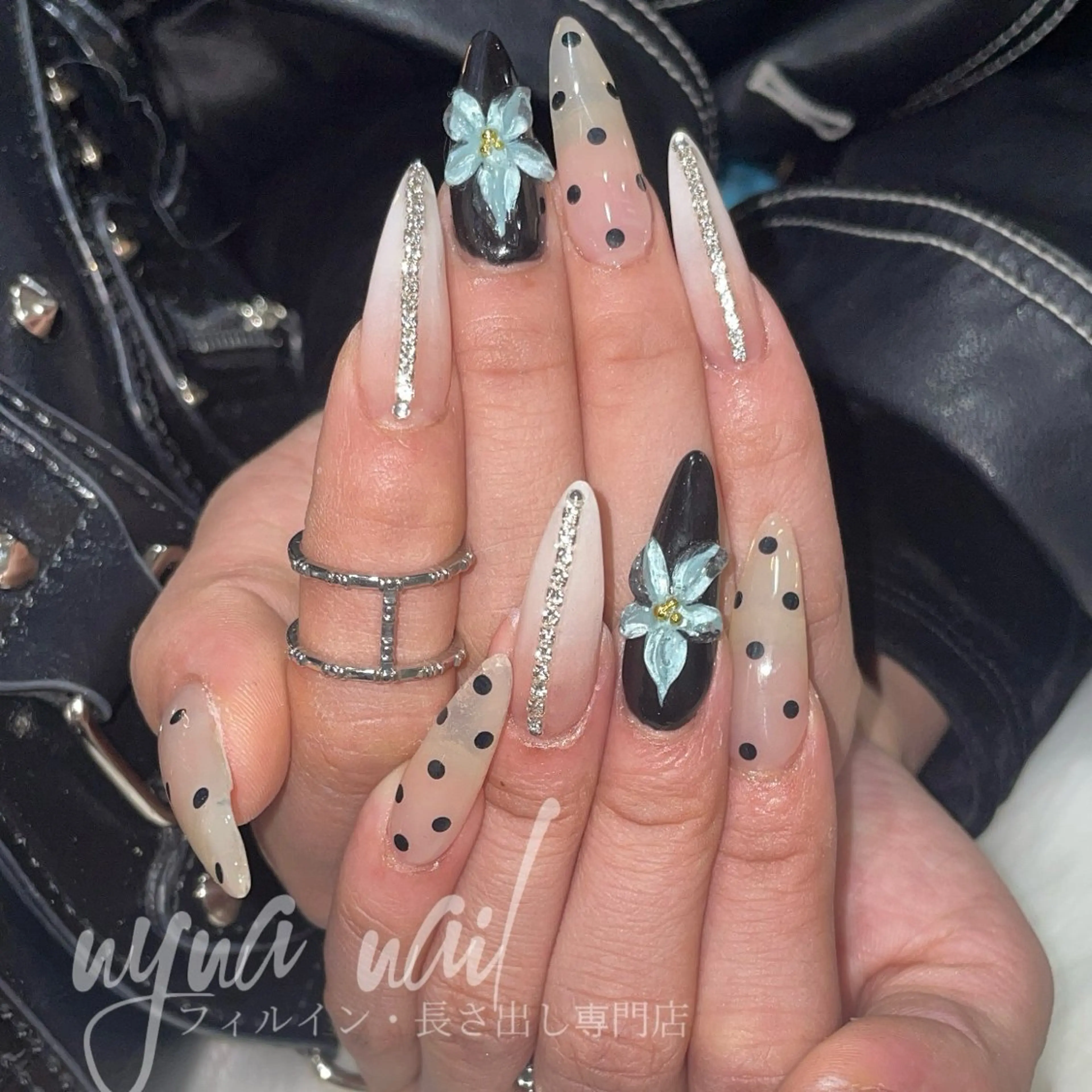 ネイル フラワーネイル Nyna nail Chiakiのネイルデザイン