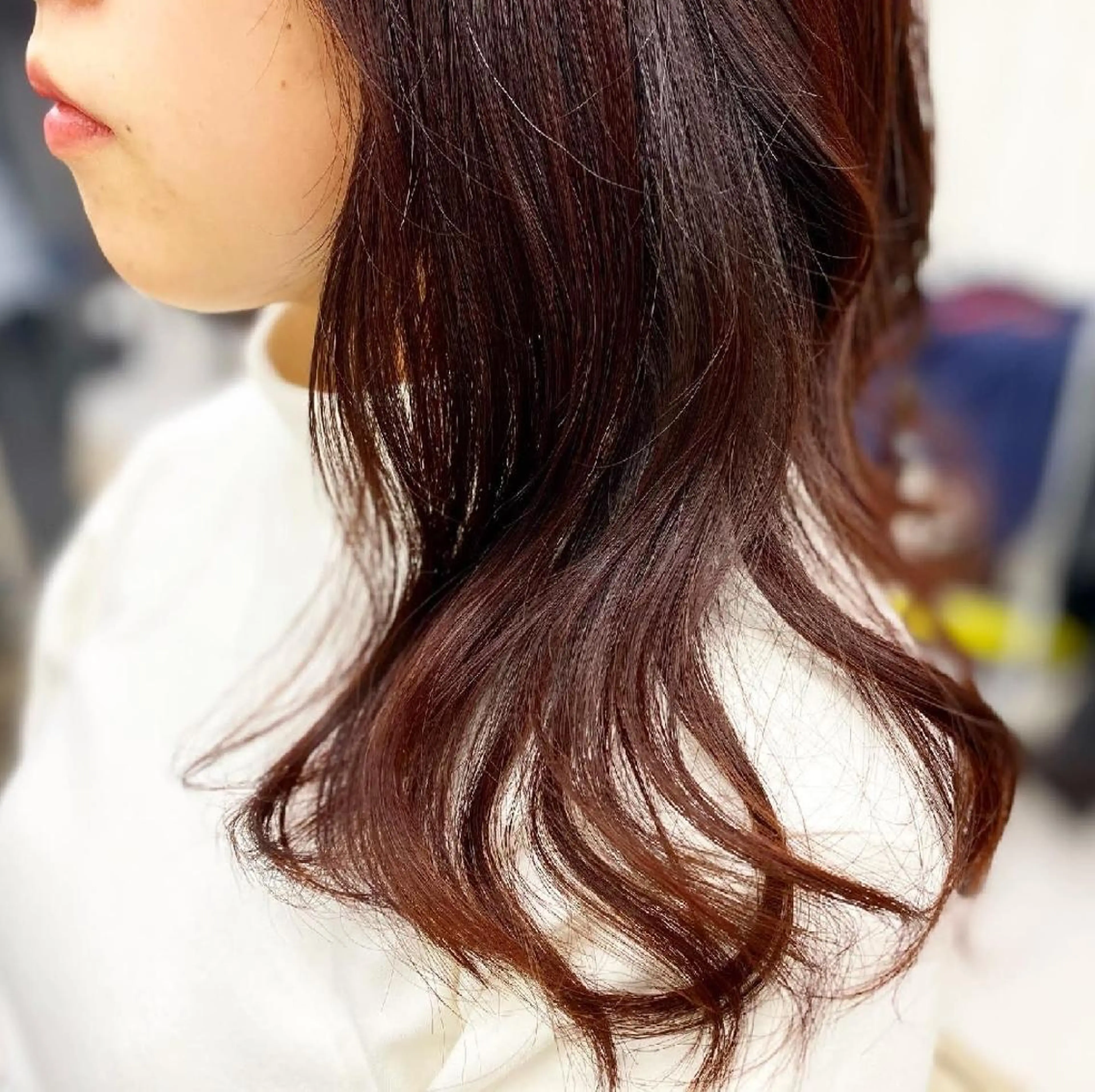 セミロング カラー ヘアカラー 似合わせ小顔カット 🌟神谷 ヨシタカのヘアスタイル