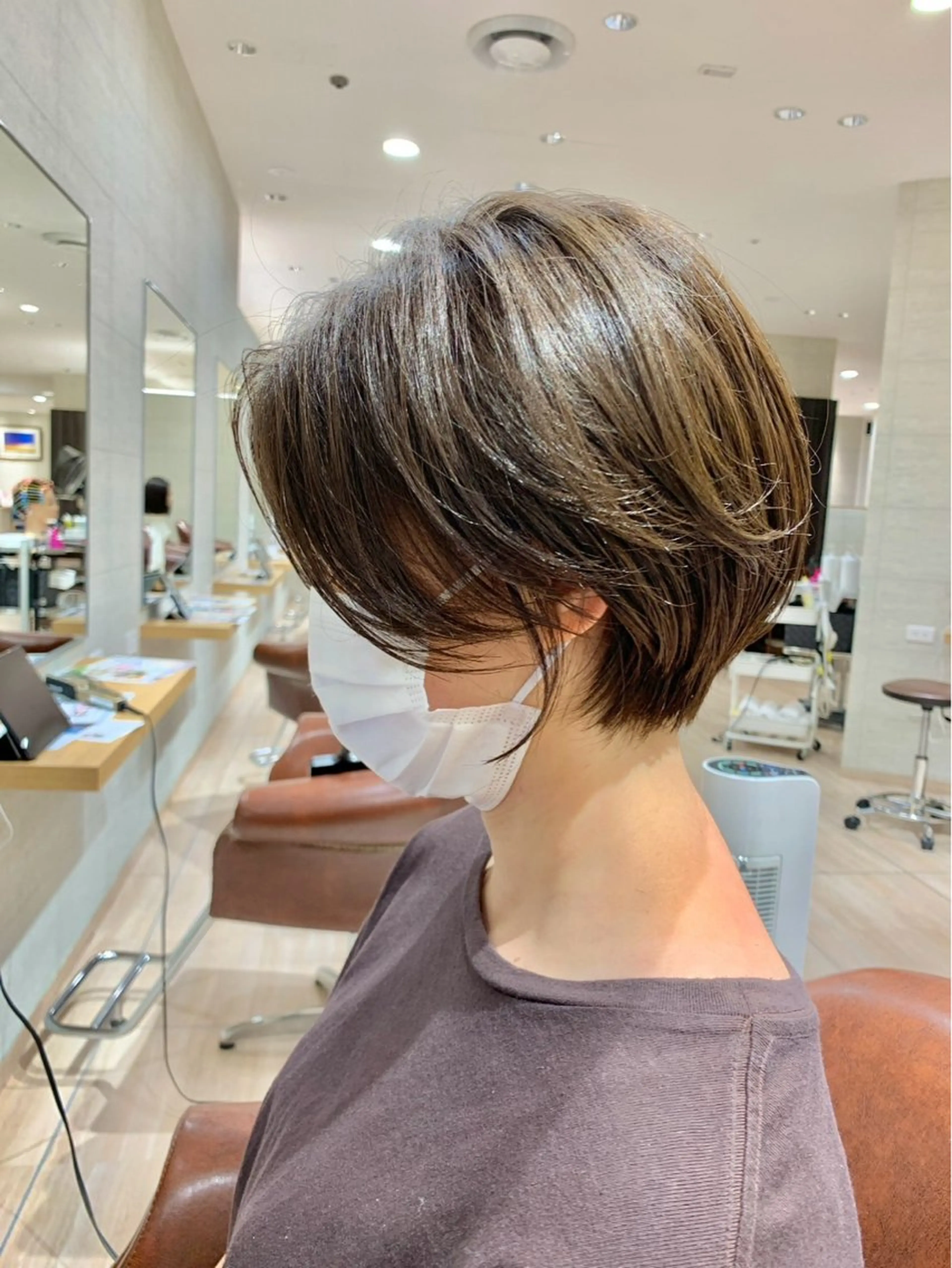 ショート 丸みショート ショートヘア 宮里 蓮生のヘアスタイル