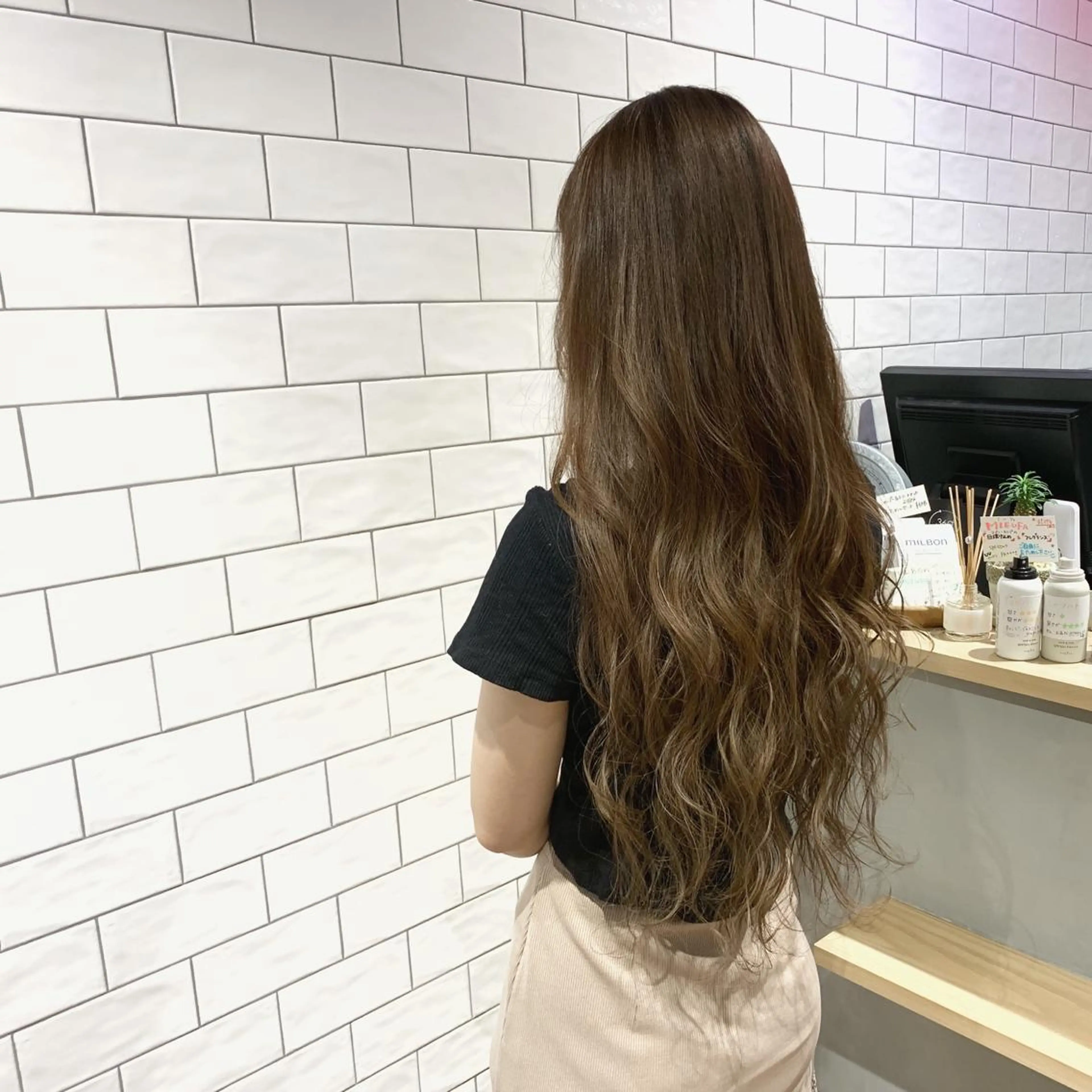 ロング カラー 原山 直人のヘアスタイル