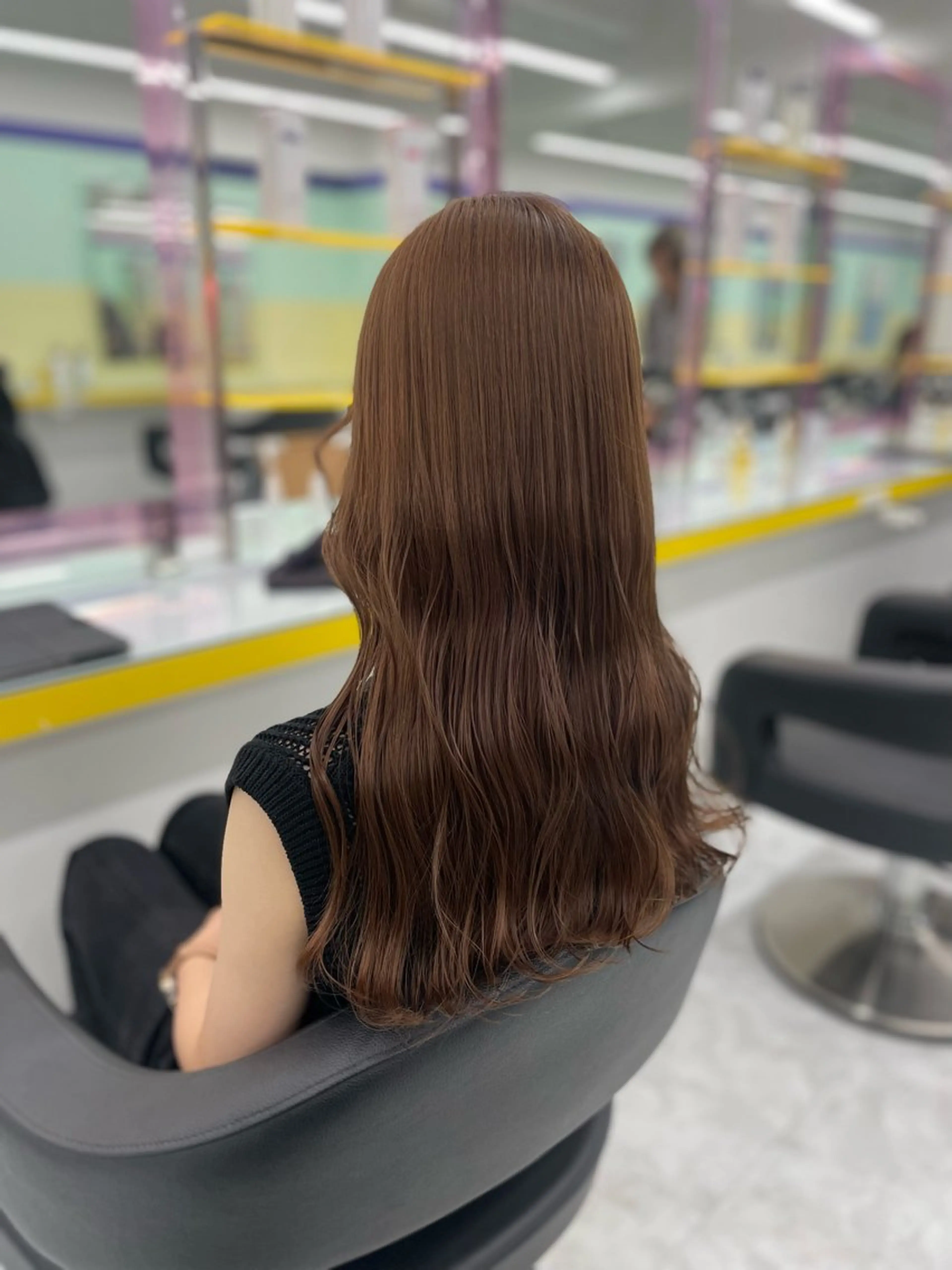 セミロング カラー ヘアアレンジ ヘアカラー 【透明感×レイヤー】 🍃RIKU🍃のヘアスタイル