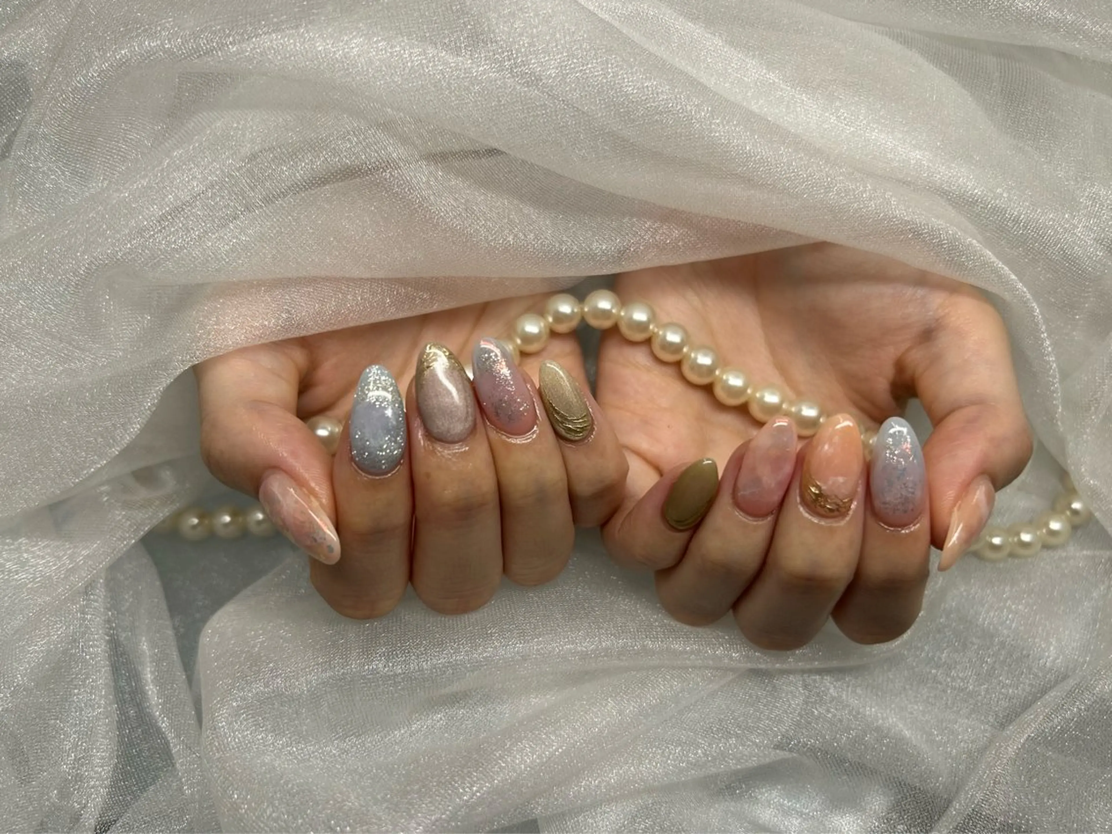 ネイル 持ち込み 加藤 楓子のネイルデザイン