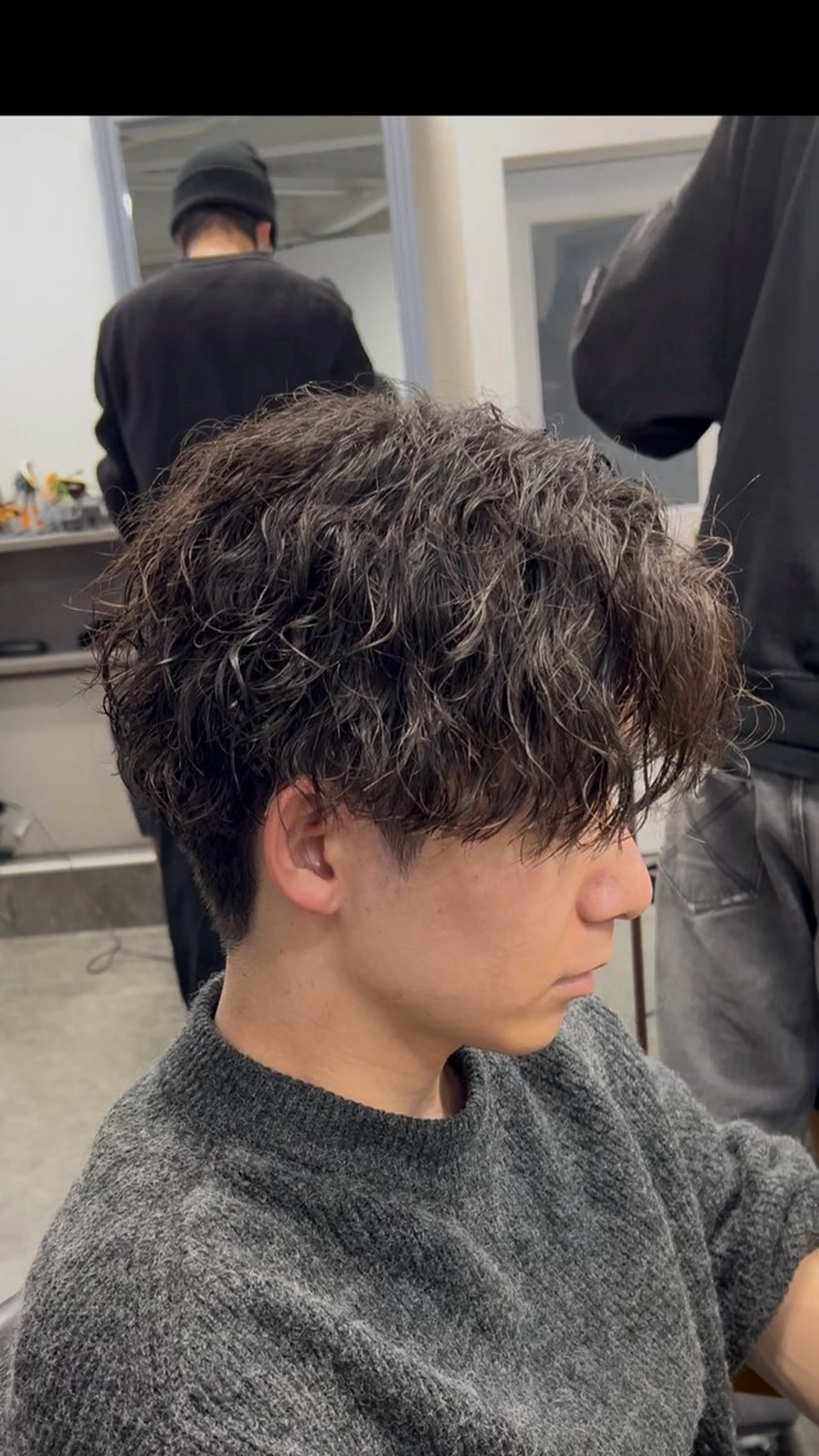 ショート カット パーマ 梅田/パーマ特化/ メンズパーマ/一色翔のヘアスタイル