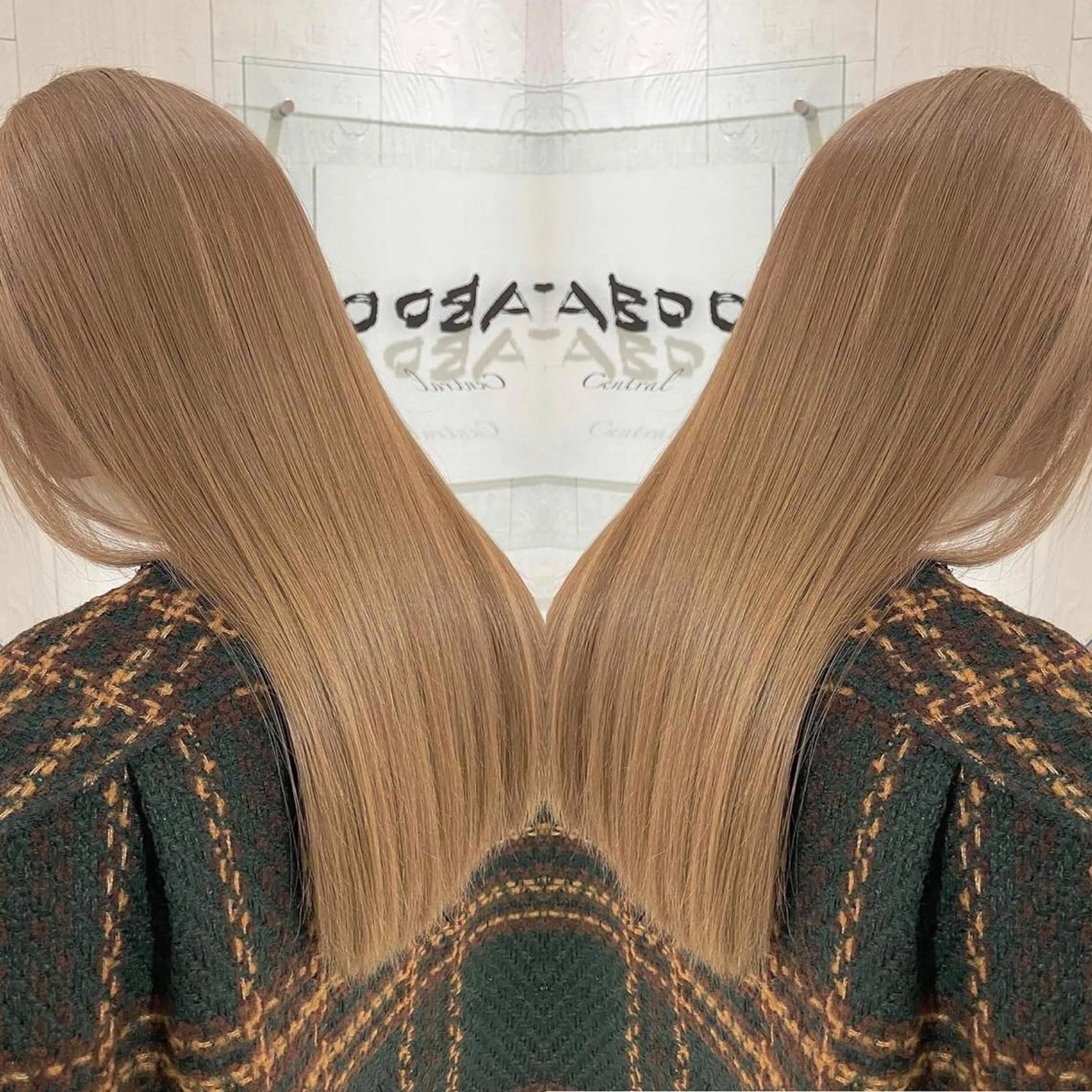 ロング カラー アッシュ 外国人風カラー レイヤーカット トリートメント ヘアカラー トリートメント 河合秀明/ショート /ボブ/レイヤーのヘアスタイル