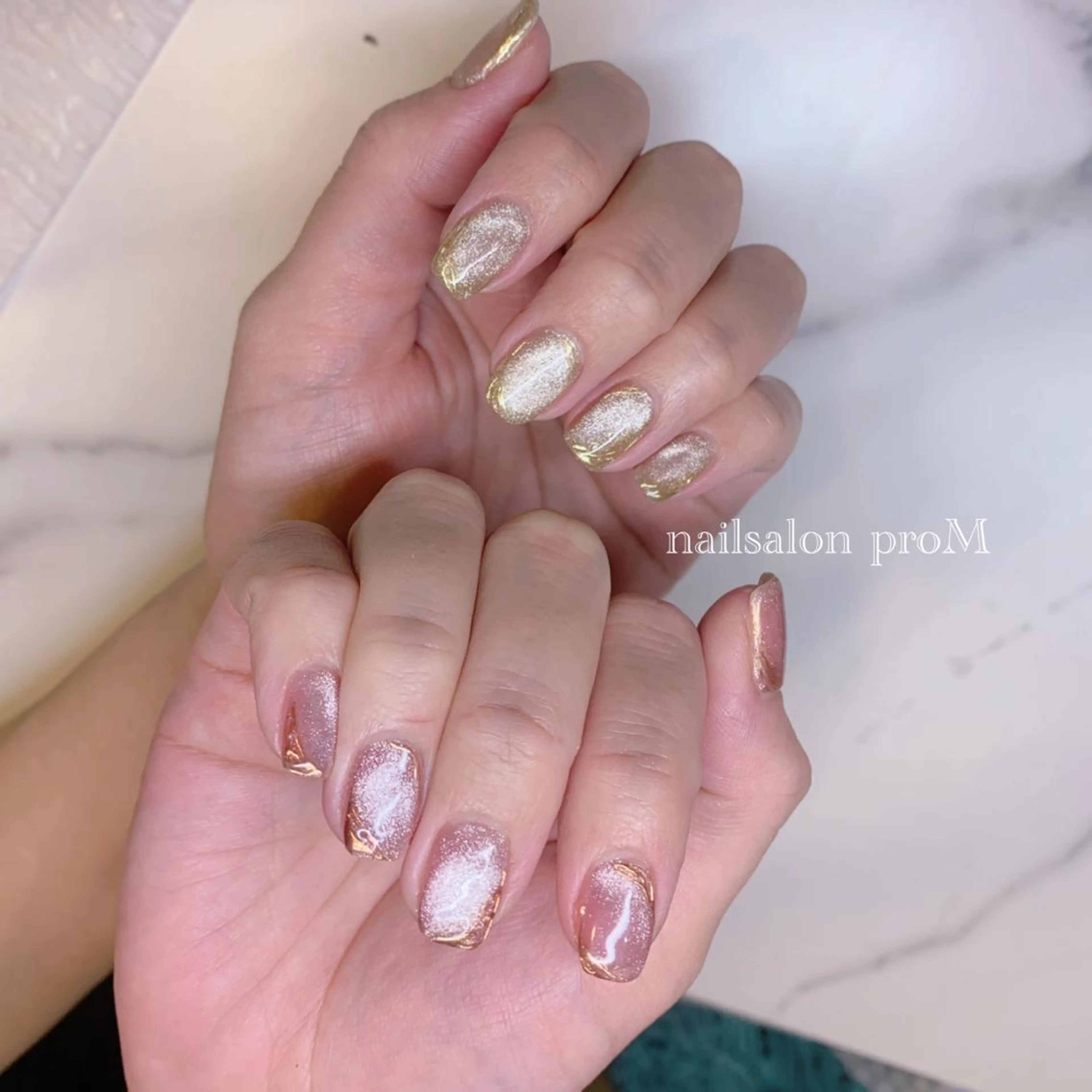 ネイル フレンチネイル マグネットネイル ミラーネイル *･*MIMnail 1号店･*:･*のネイルデザイン